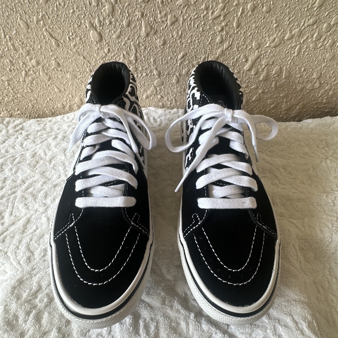 Supreme × Vans Monogram S Logo Skate Grosso Mid "Black"