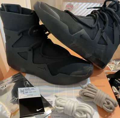 Fear Of God × Nike Air 1 "Triple Black"