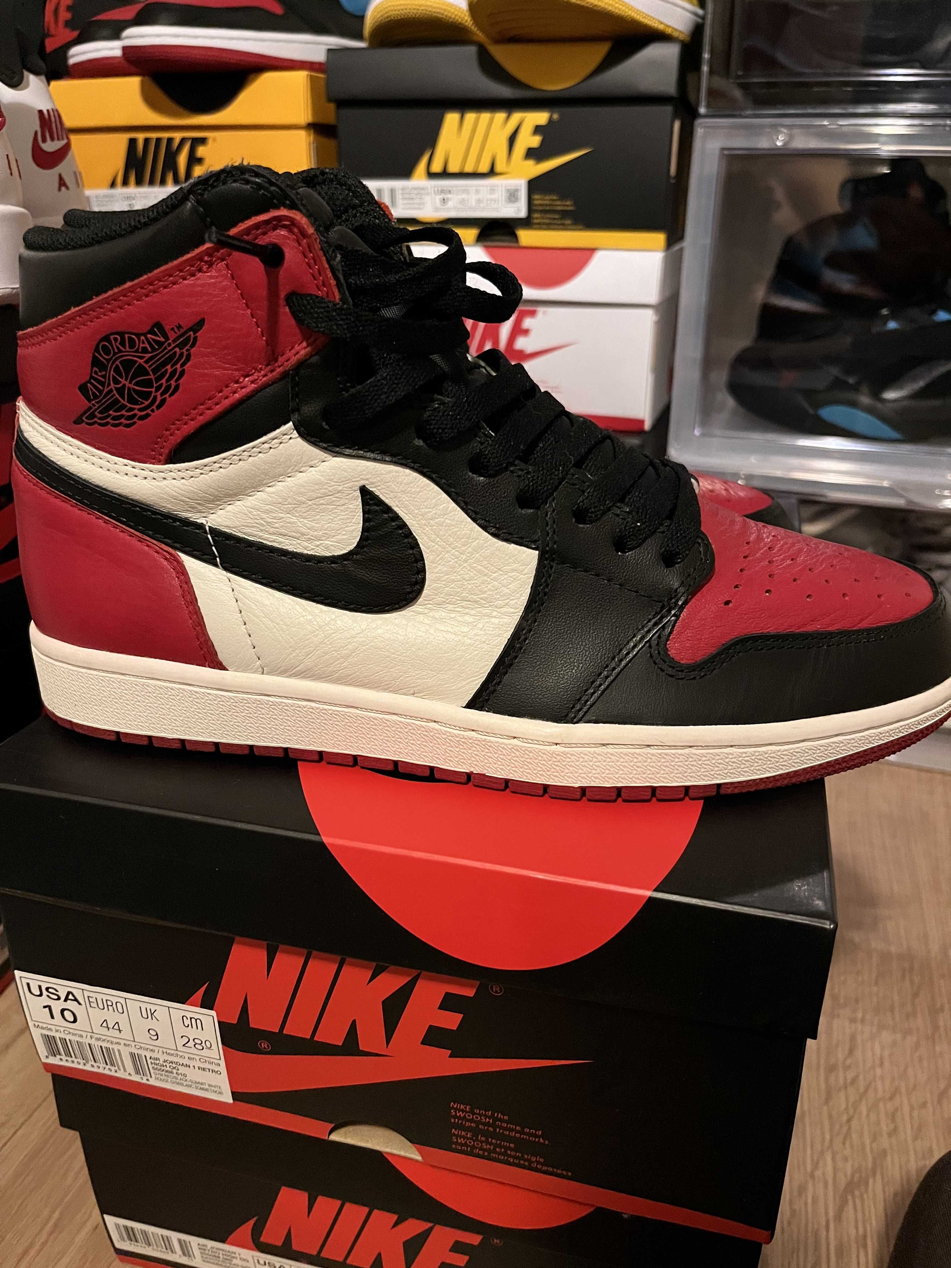 Nike Air Jordan 1 Retro High OG "Bred Toe"