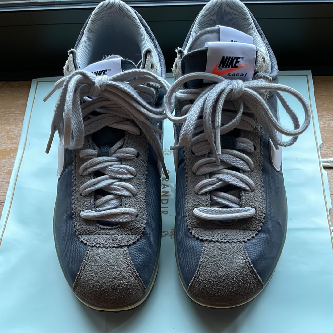 sacai × Nike Zoom Cortez "Iron Grey"