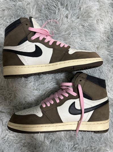 Travis Scott × Nike Air Jordan 1 Retro High OG TS SP "Sail/Dark Mocha"