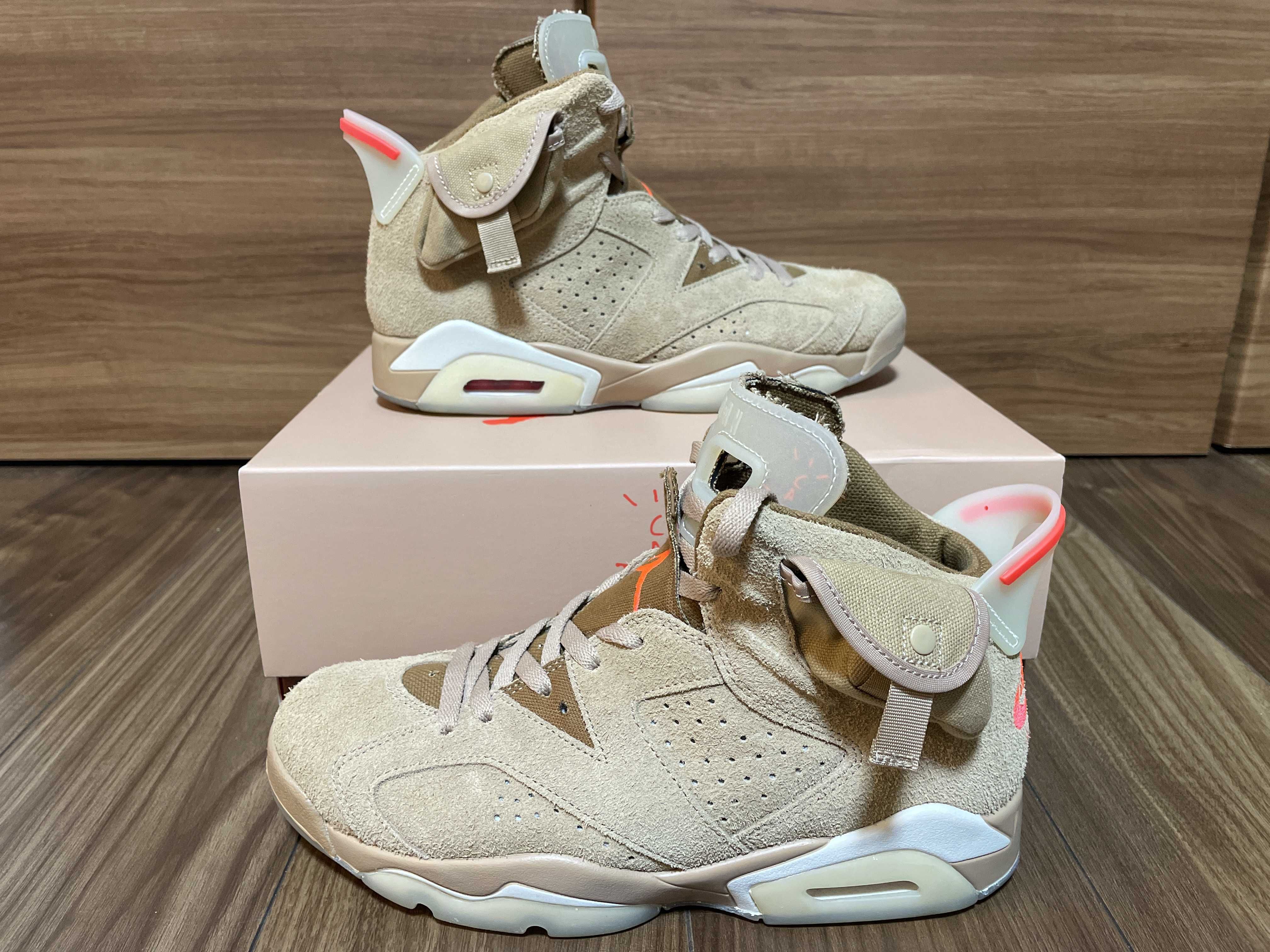 Travis Scott × Nike Air Jordan 6 "British Khaki"