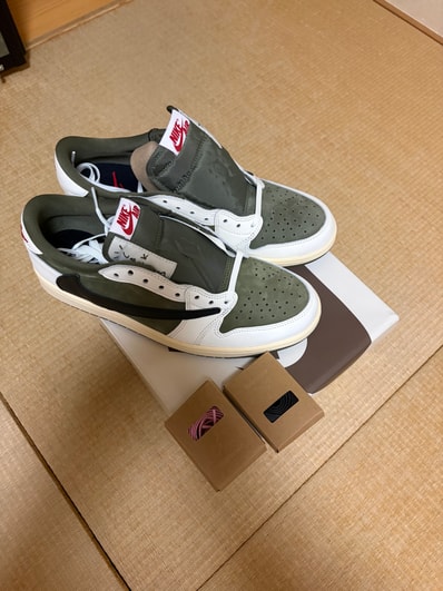 Travis Scott × Nike Air Jordan 1 Low OG SP "Reverse Olive"