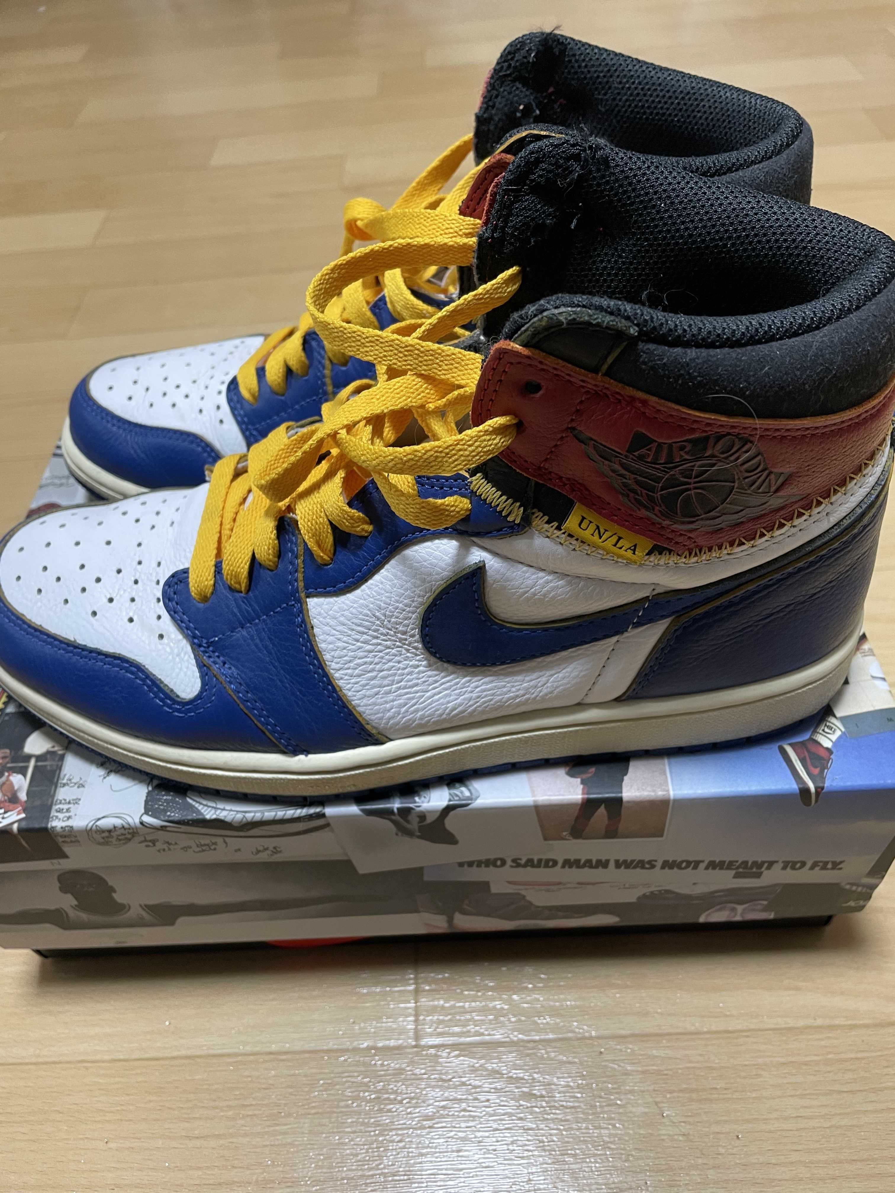 Union × Nike Air Jordan 1 Retro High OG NRG "Storm Blue/Varsity Red"