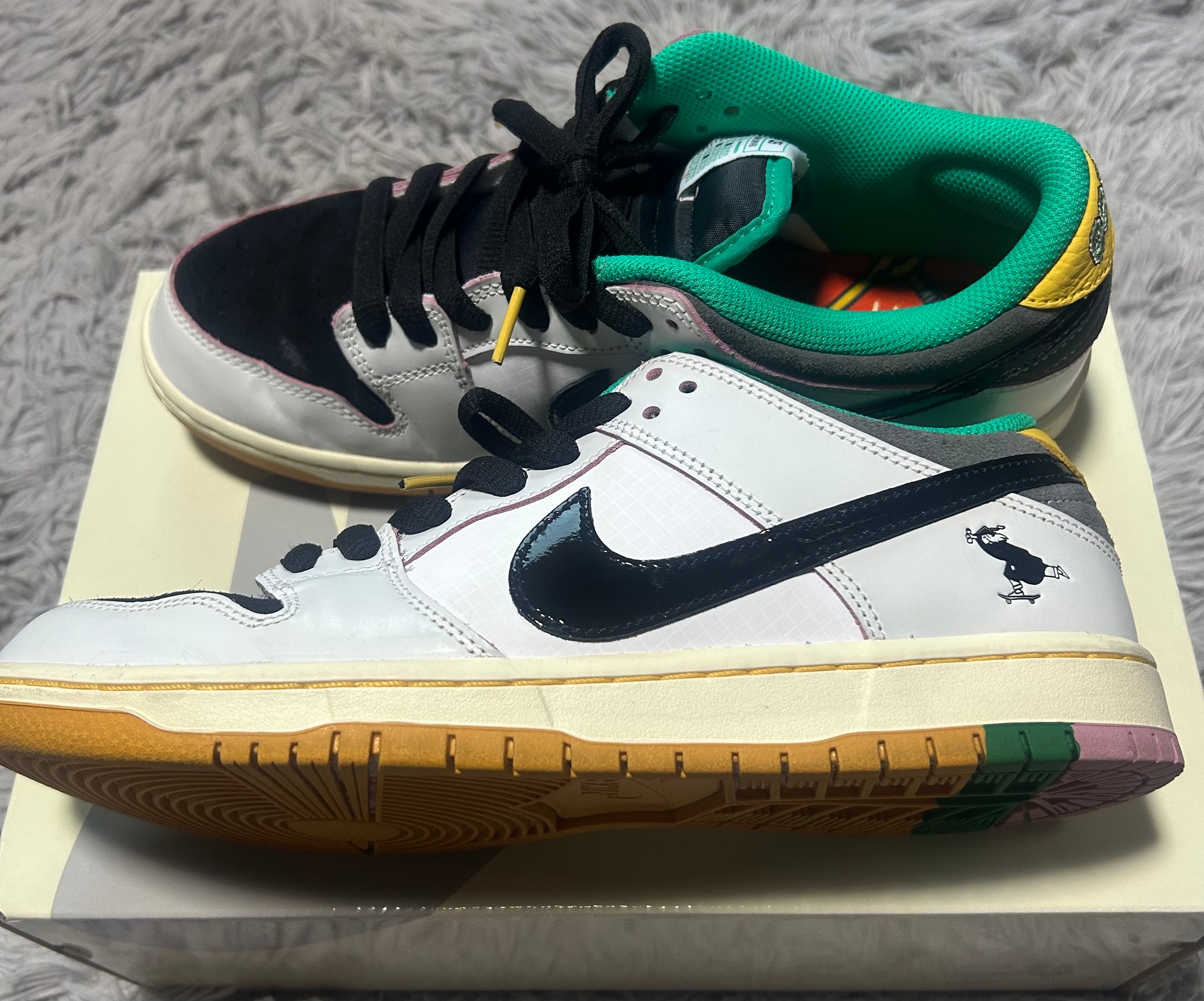 CSEF × Nike SB Dunk Low Pro QS "White and Black"
