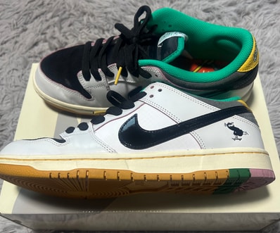 CSEF × Nike SB Dunk Low Pro QS "White and Black"