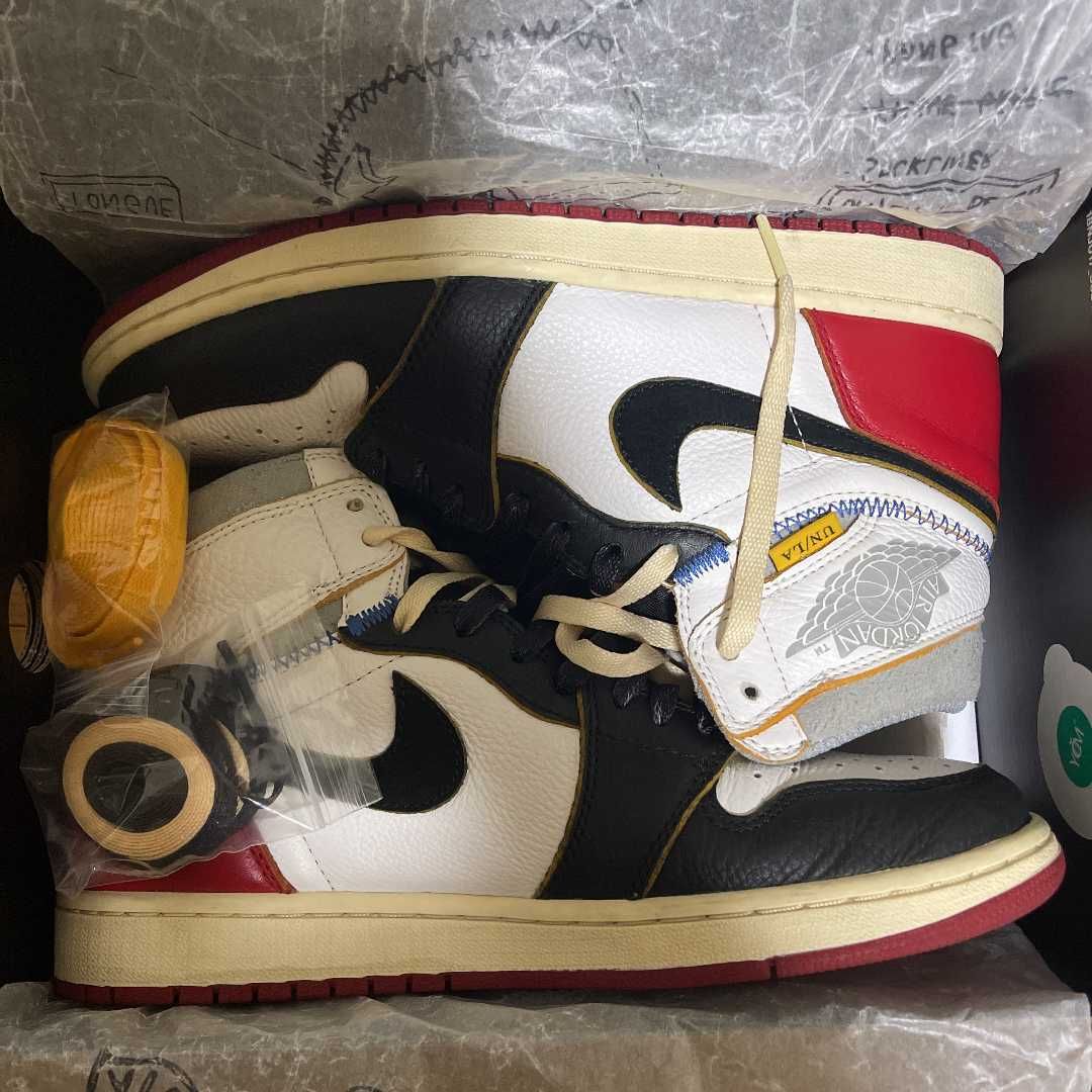 UNION × Nike Air Jordan 1 Retro High OG NRG "Varsity Red/Wolf Grey"