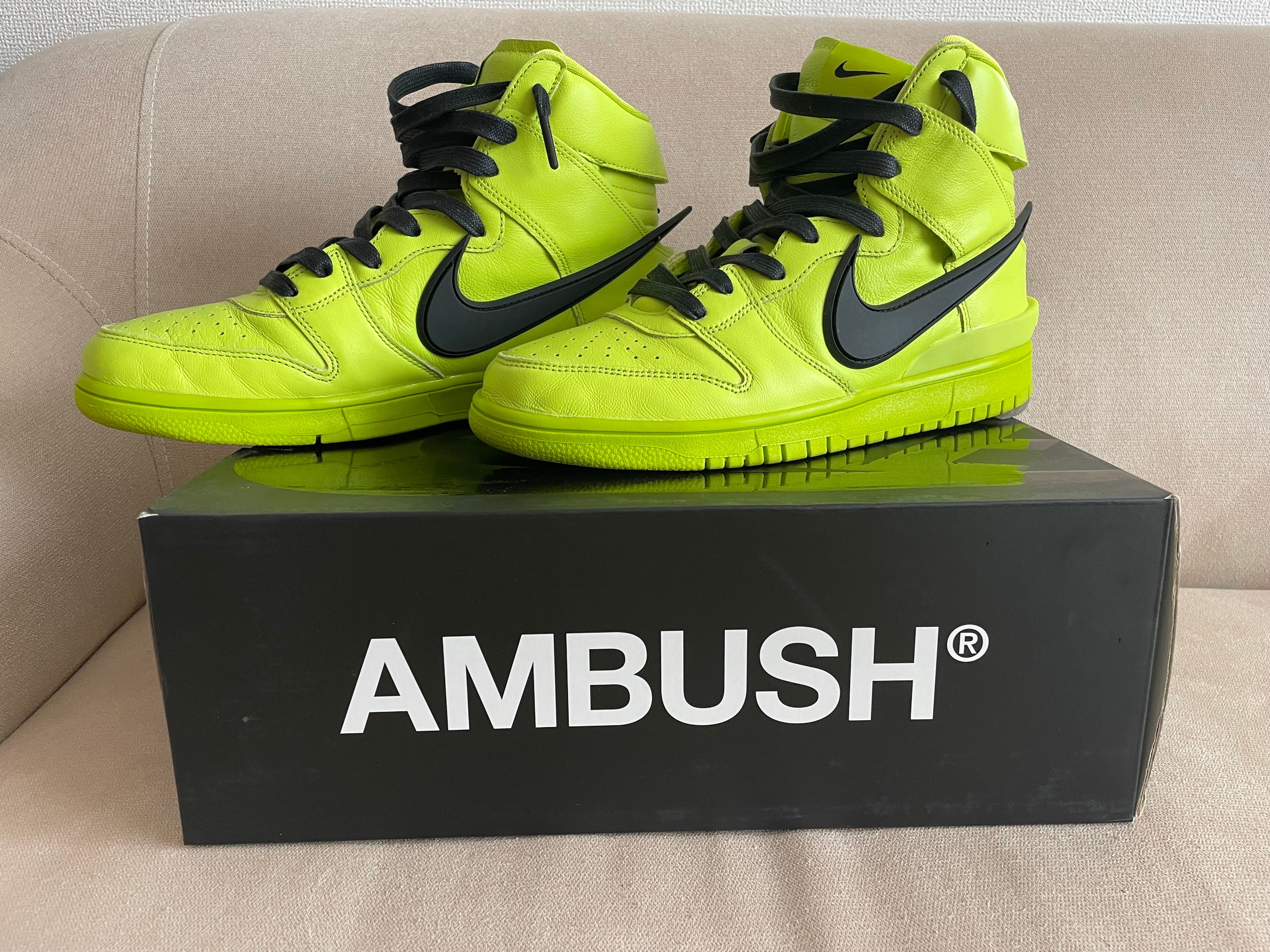 AMBUSH × NIKE DUNK HIGH "FLASH LIME"