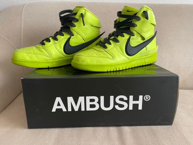 AMBUSH × NIKE DUNK HIGH "FLASH LIME"