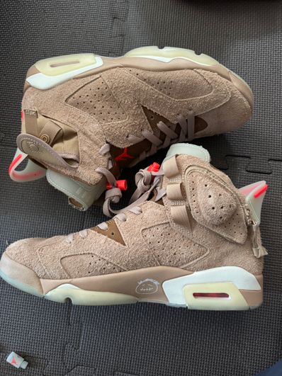 Travis Scott × Nike Air Jordan 6 "British Khaki"