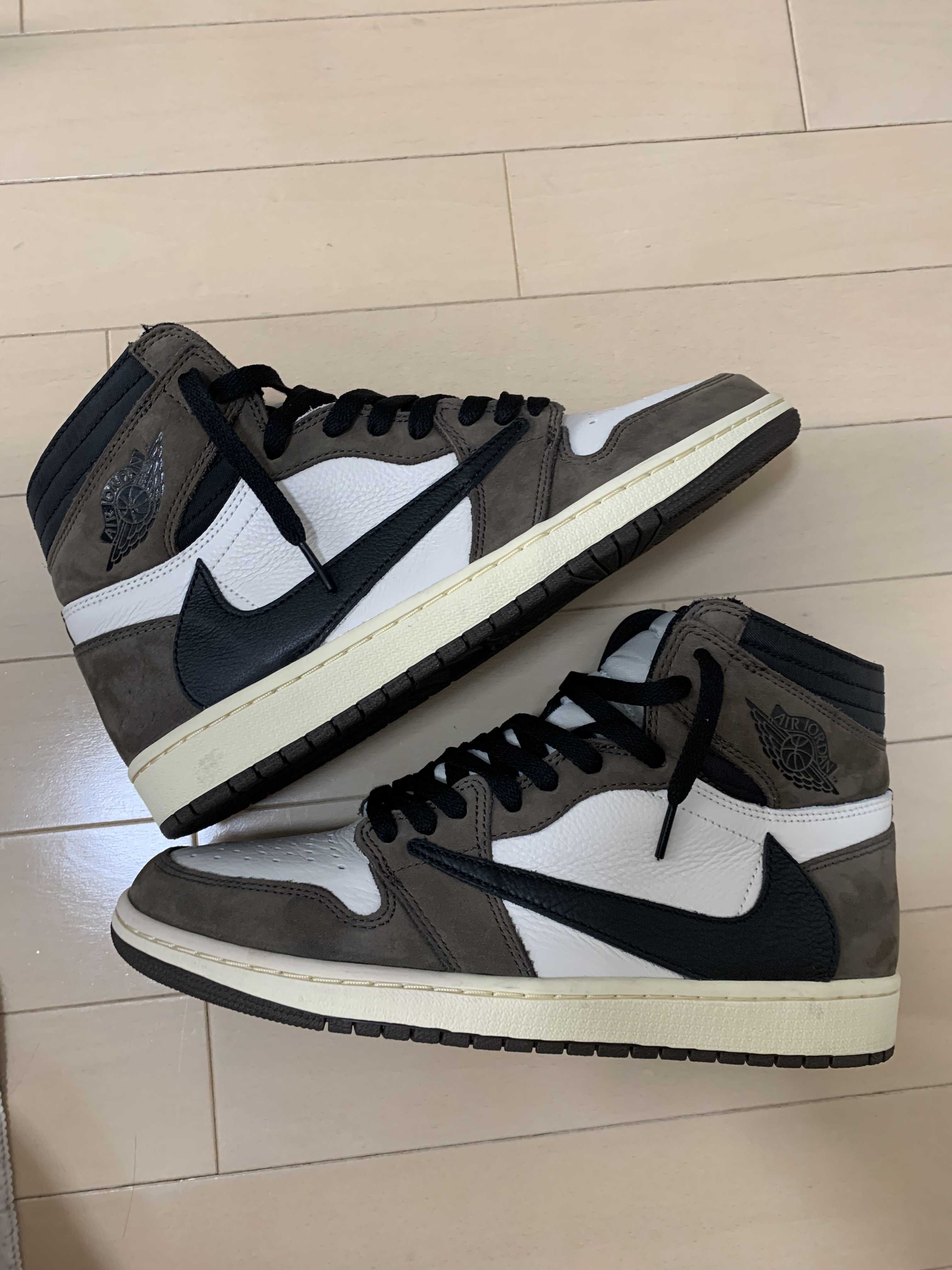 Travis Scott × Nike Air Jordan 1 Retro High OG TS SP "Sail/Dark Mocha"