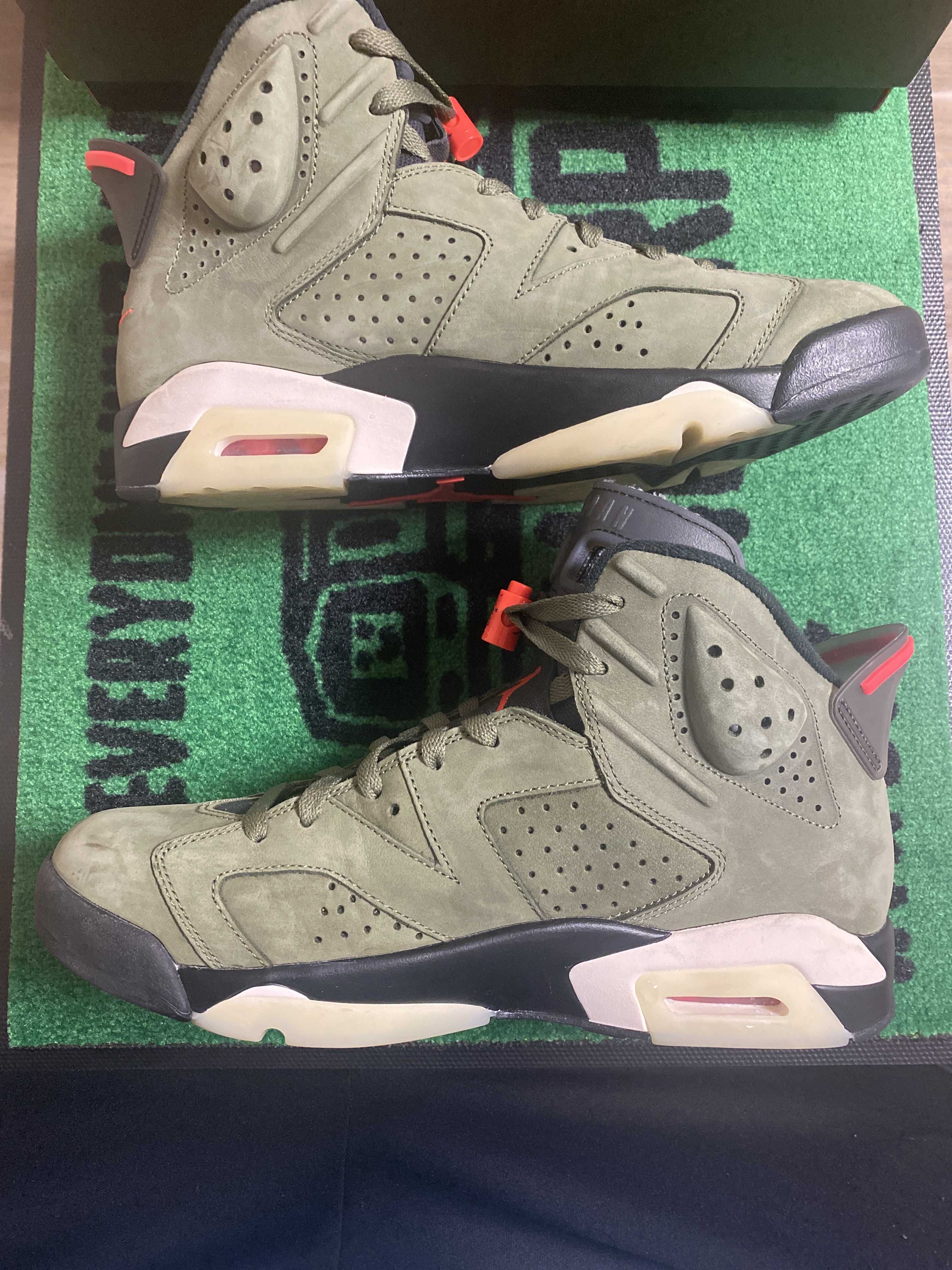 Travis Scott × Nike Air Jordan 6 Retro "Medium Olive"