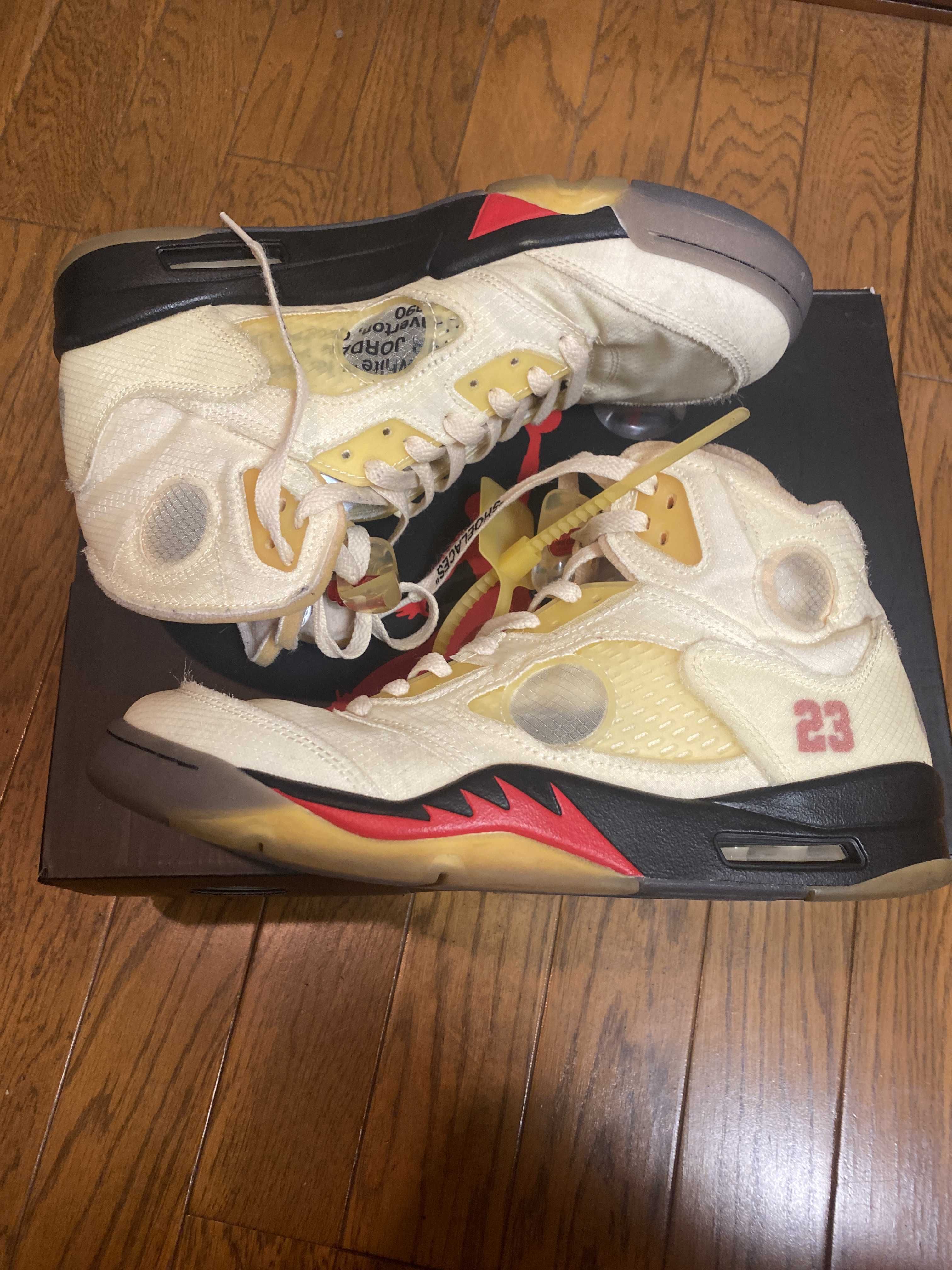 Off-White × Nike Air Jordan 5 "Sail"