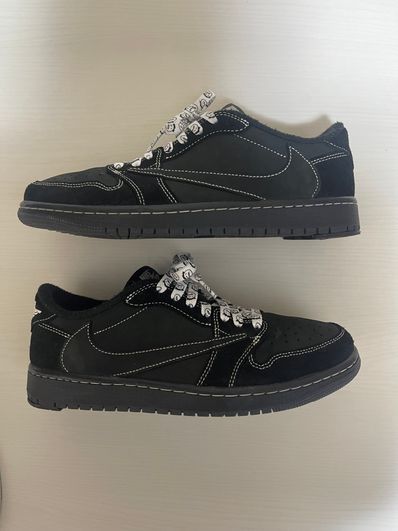 Travis Scott × Nike Air Jordan 1 Low OG SP "Black Phantom"