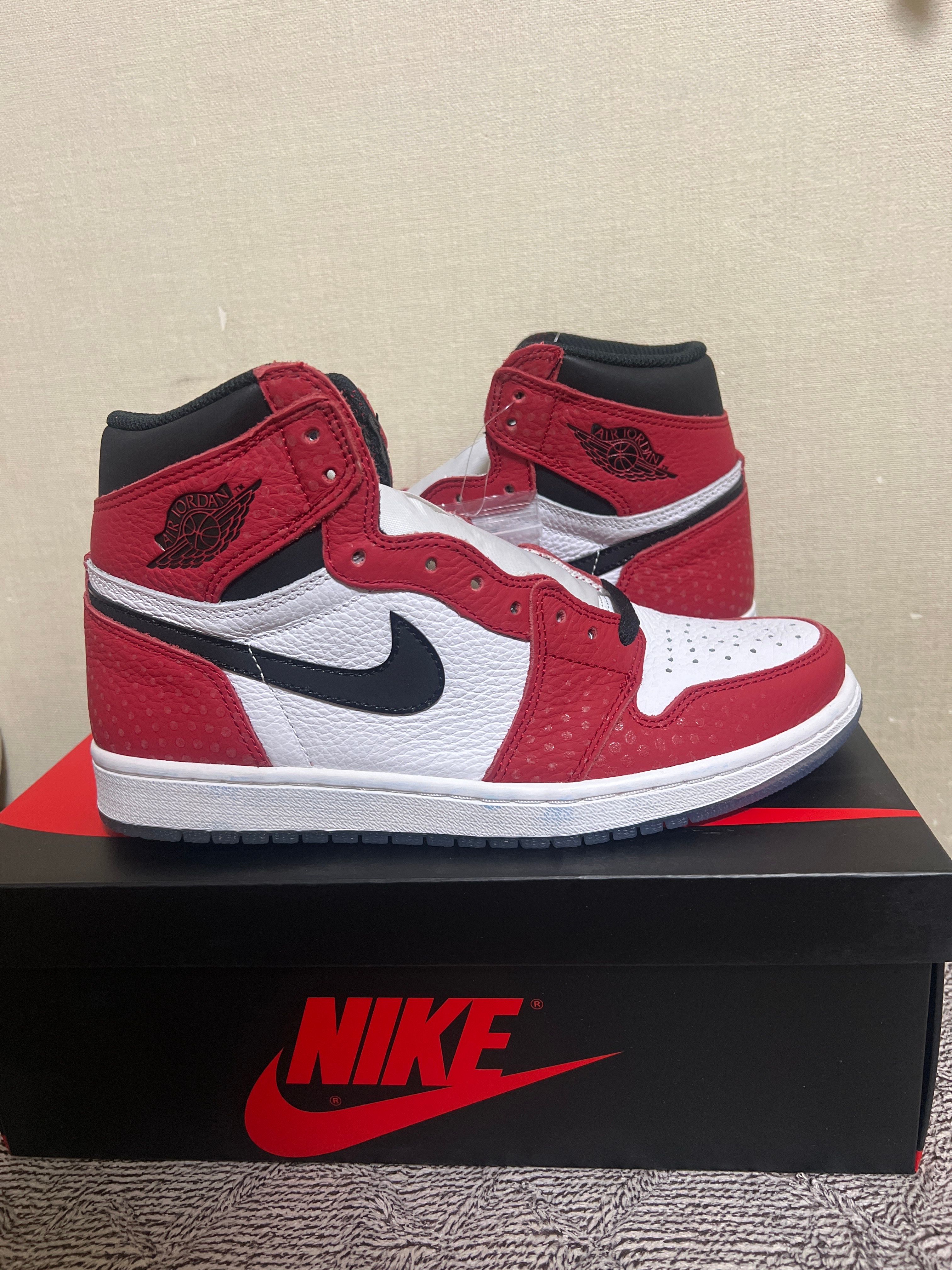 Spiderman × Nike Air Jordan 1 Origin Story "Gym Red/White/Photo Blue/Black"
