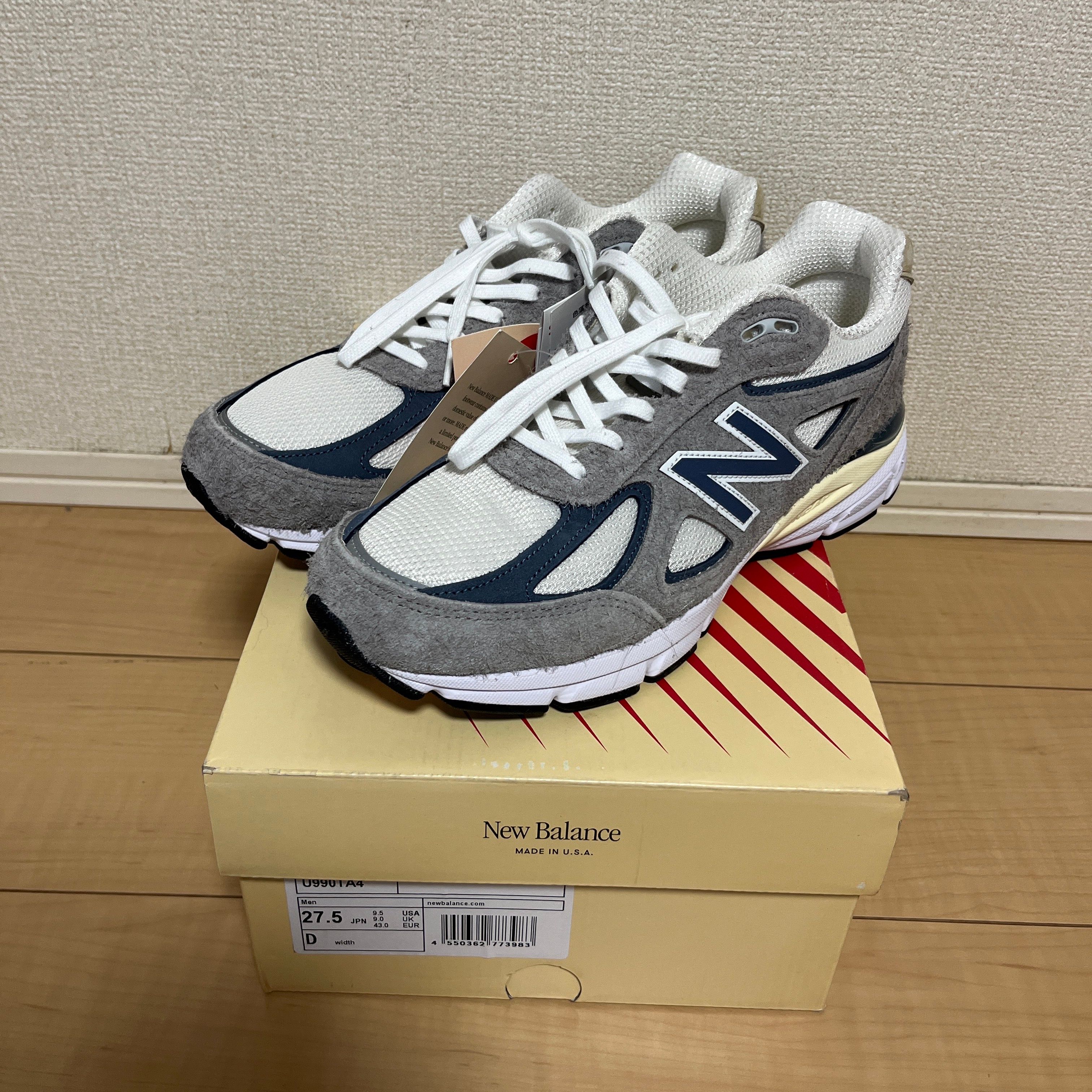 New Balance 990V4 "Gray/Slate Blue"