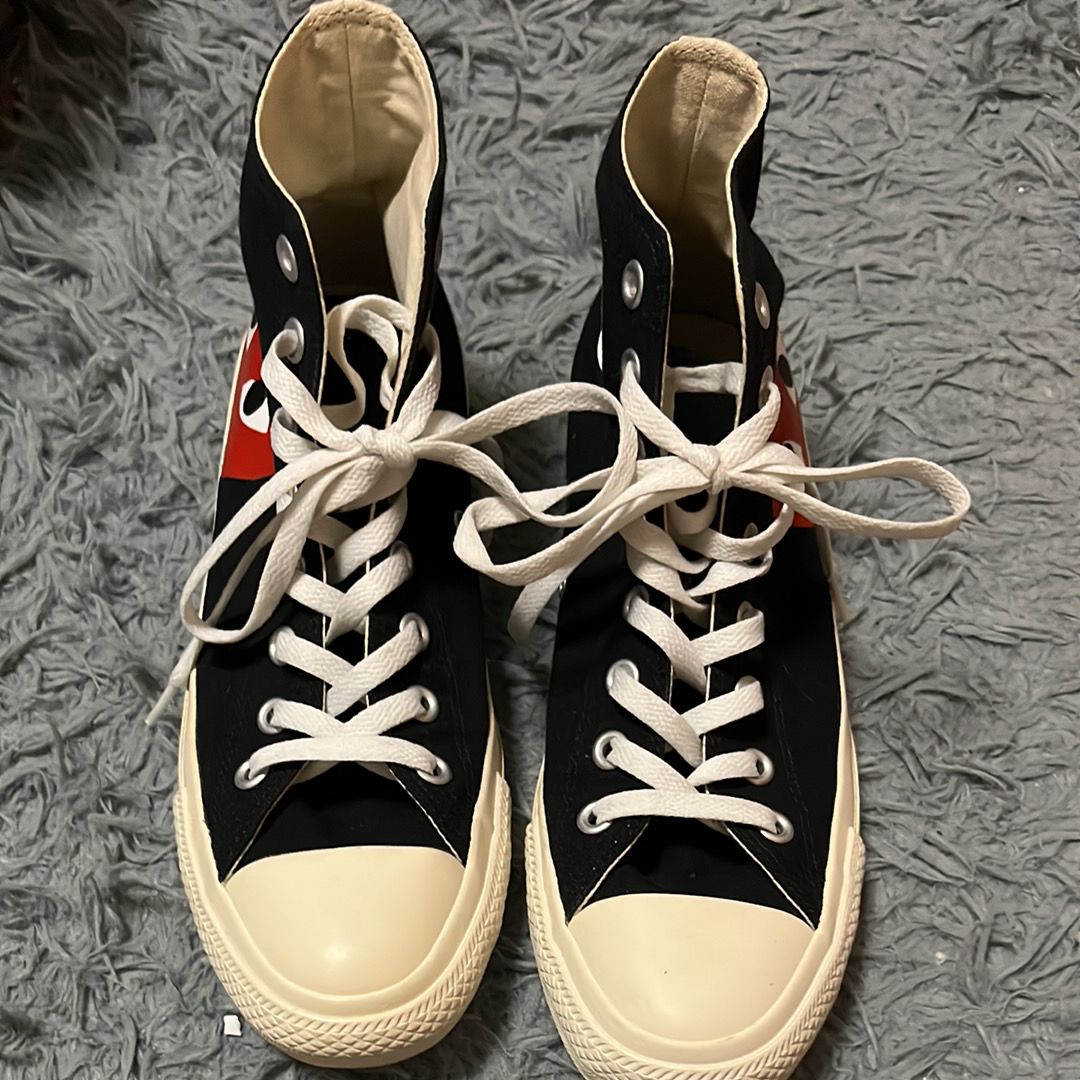 PLAY COMME des GARCONS × Converse All Star Hi "Black"