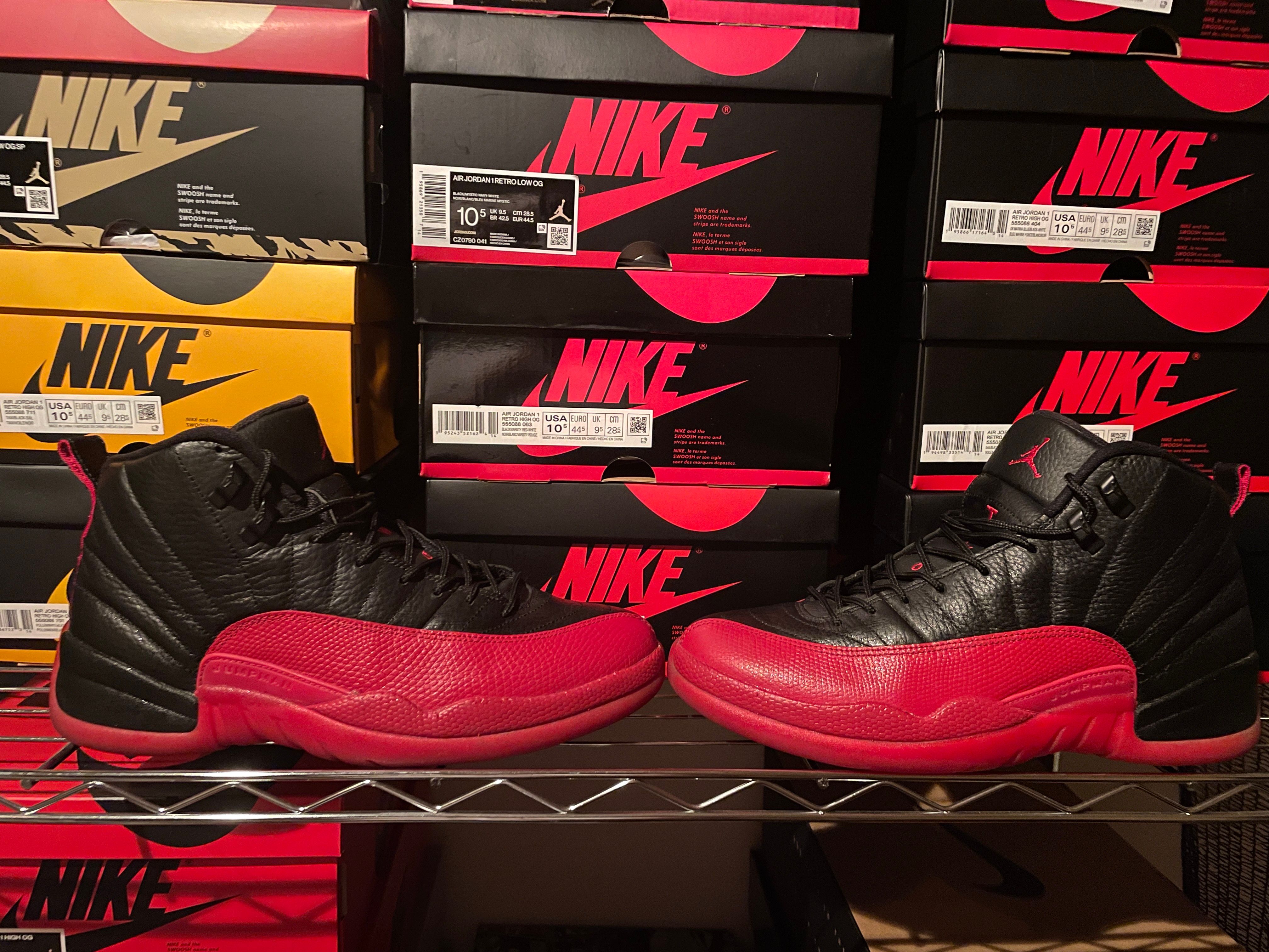 Nike Air Jordan 12 Retro "Flu Game/Black/Versity Red" (2016)