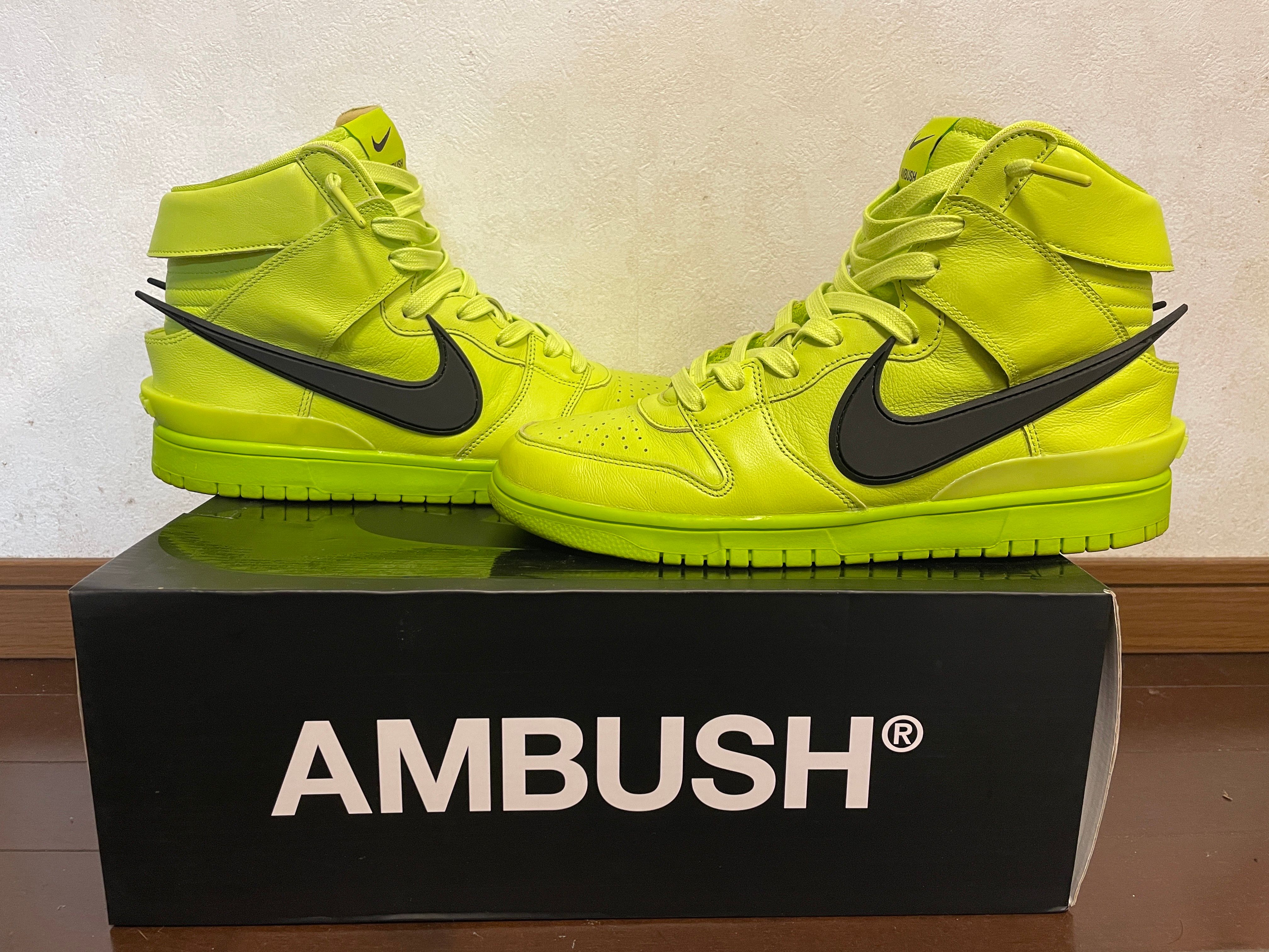 AMBUSH × NIKE DUNK HIGH "FLASH LIME"