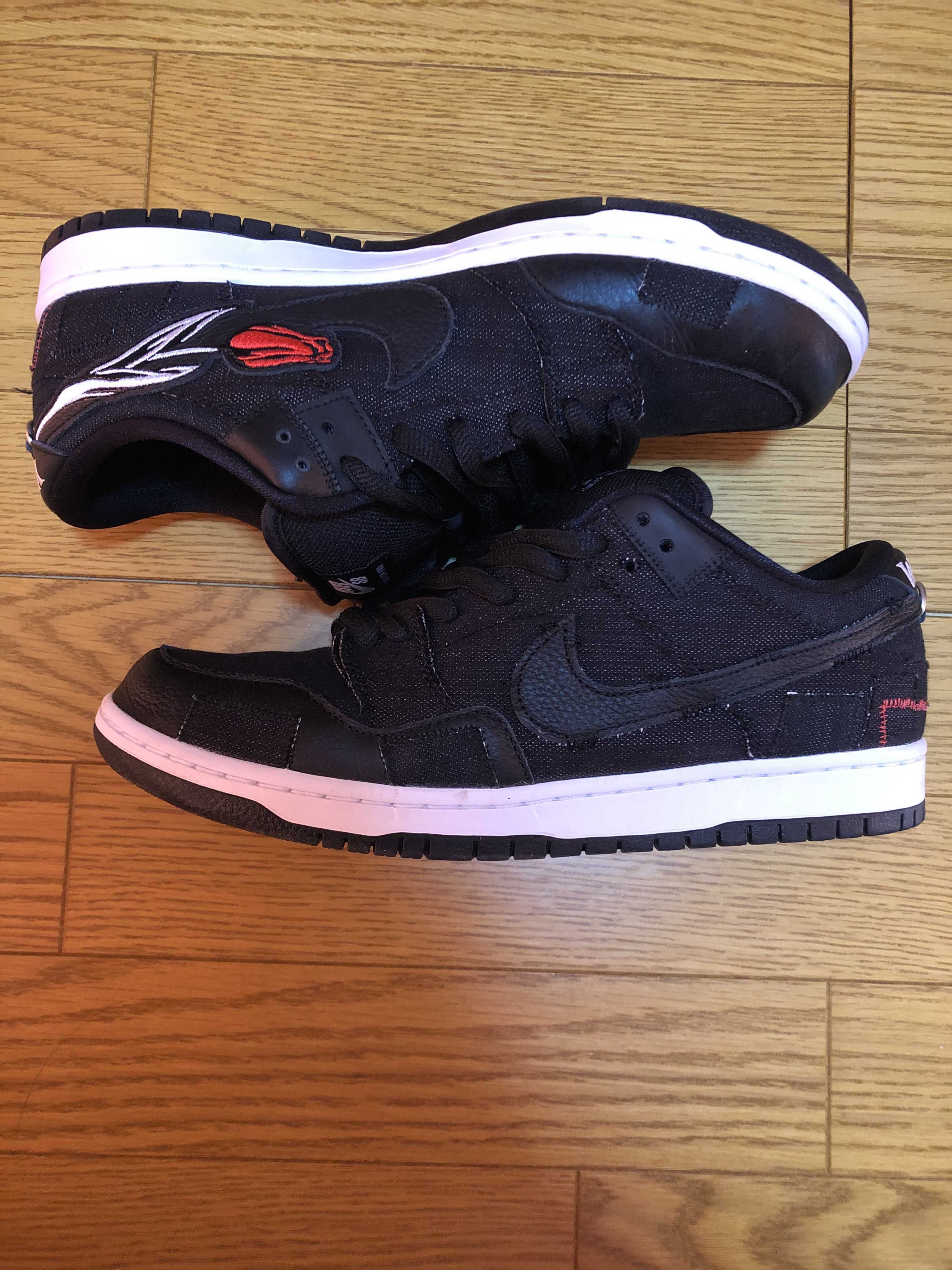 Wasted Youth × Nike SB Dunk Low "Black Denim"(Special Box) / VERDY