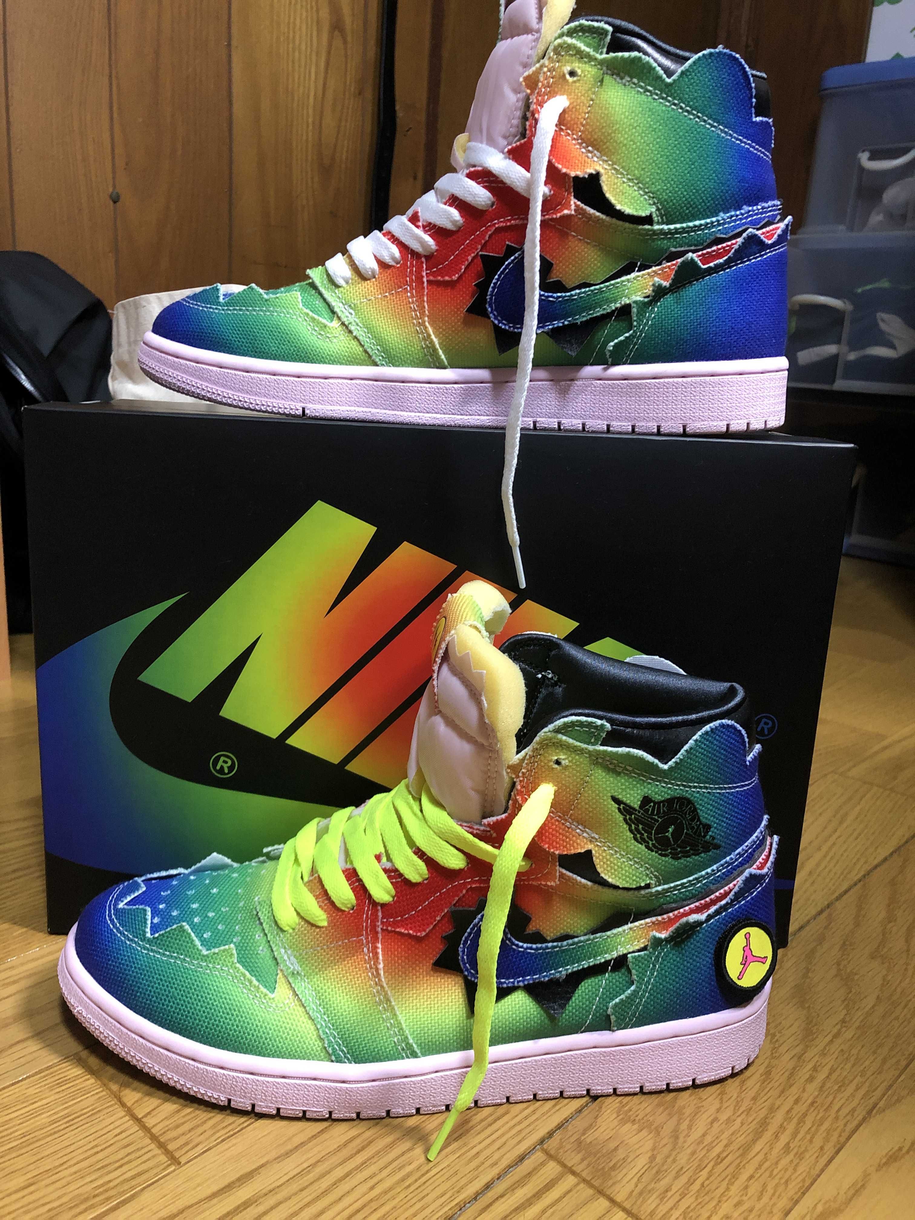 J Balvin × Nike Air Jordan 1 High OG "Rainbow"