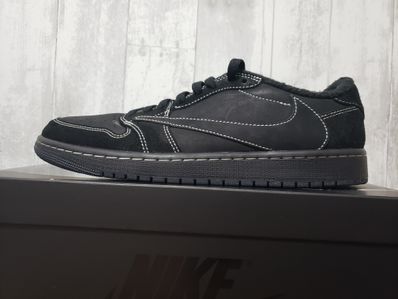 Travis Scott × Nike Air Jordan 1 Low OG SP "Black Phantom"
