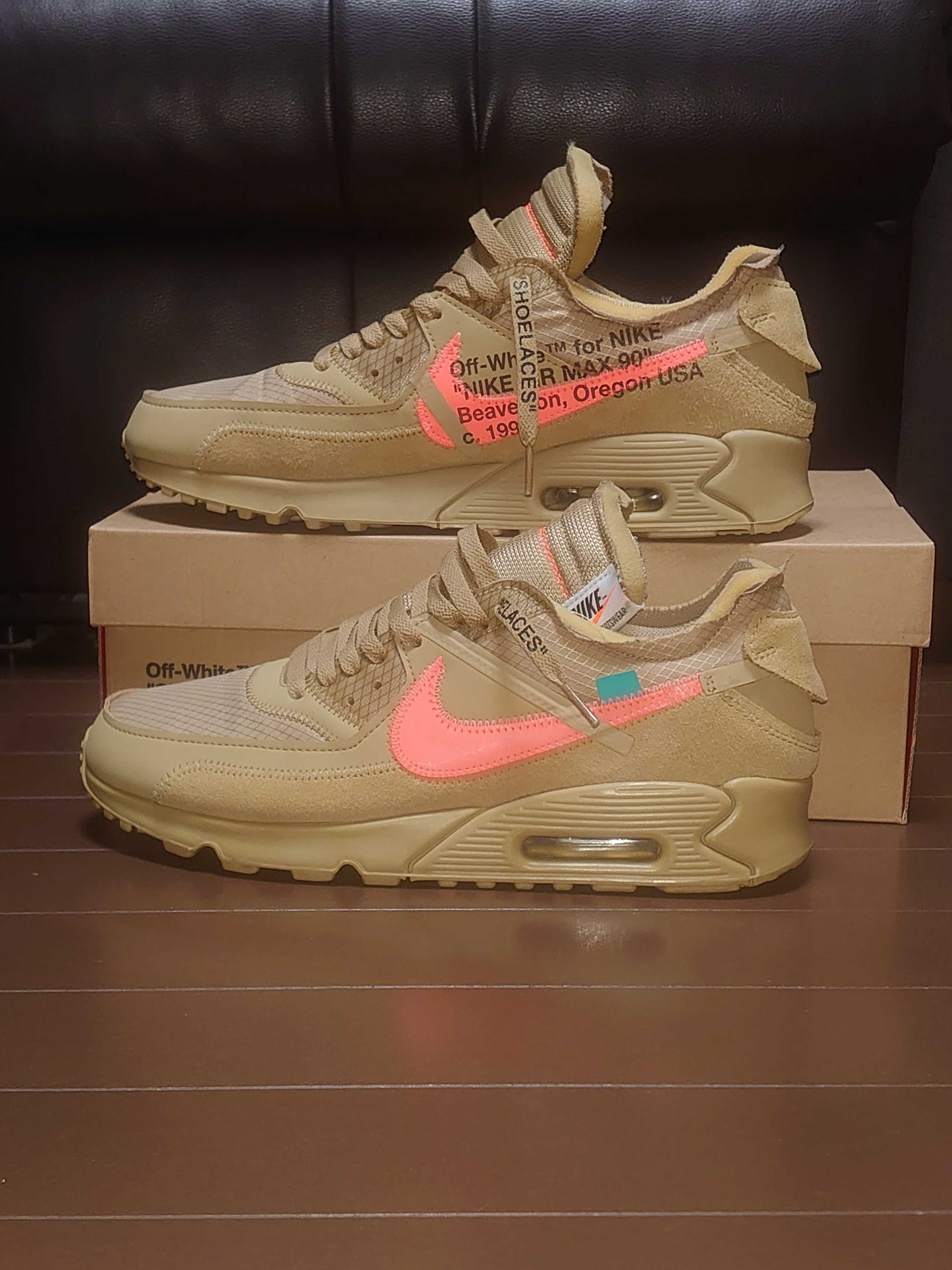 Off-White × Nike Air Max 90 "Desert Ore"