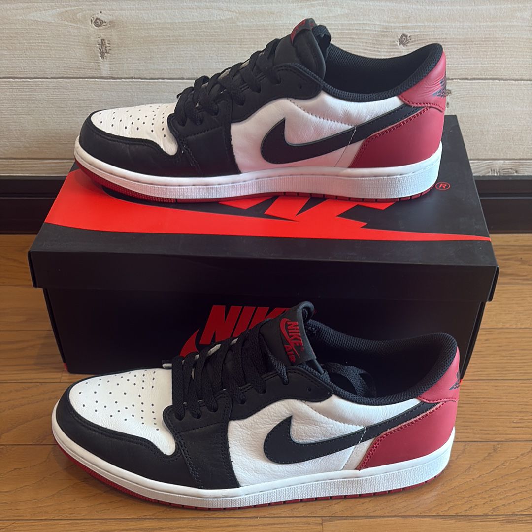 Nike Air Jordan 1 Retro Low OG "Black Toe"