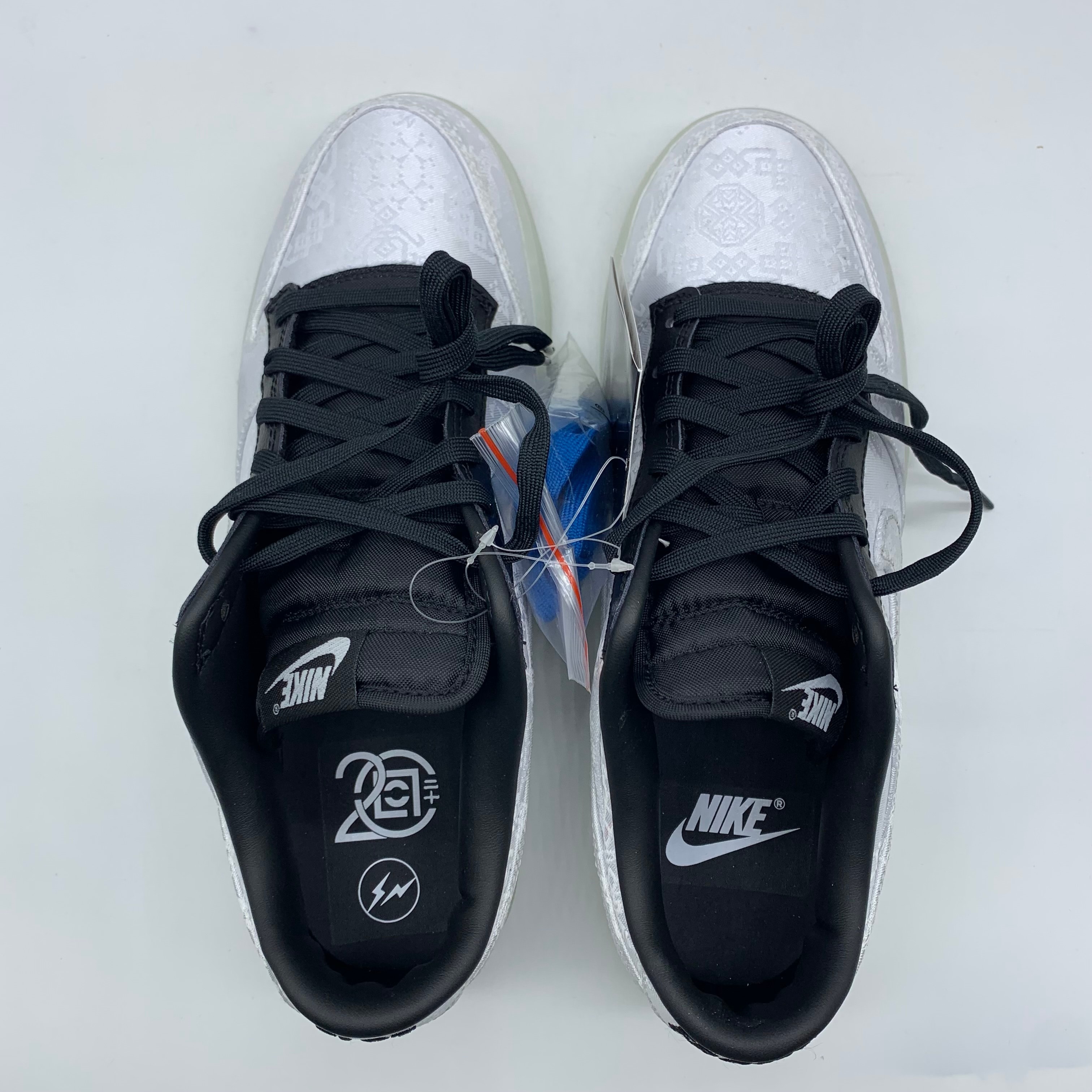 CLOT × fragment design × Nike Dunk Low "Black and White"