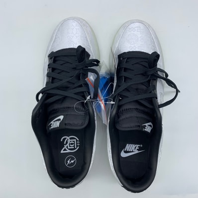 CLOT × fragment design × Nike Dunk Low "Black and White"