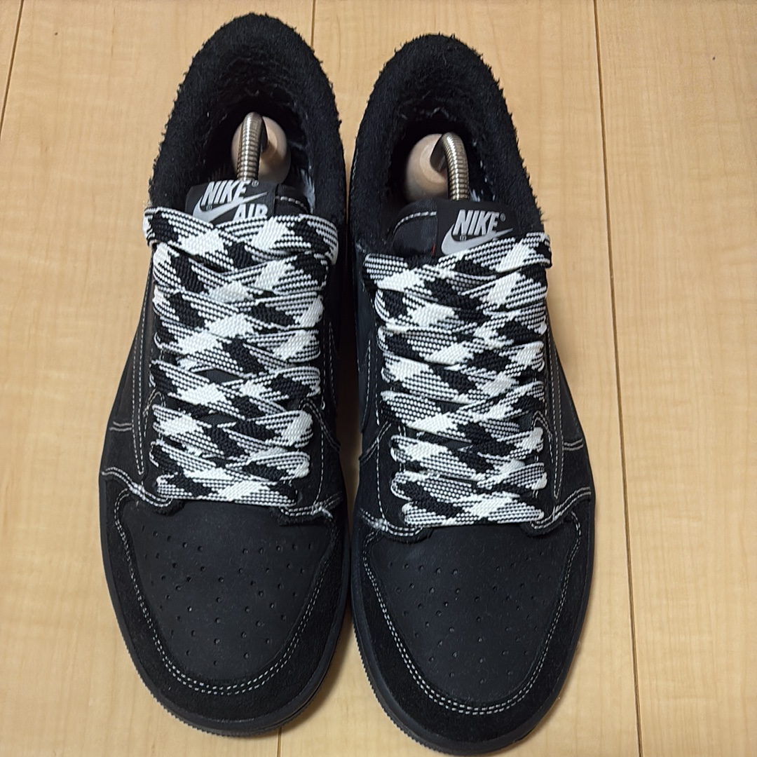 Travis Scott × Nike Air Jordan 1 Low OG SP "Black Phantom"