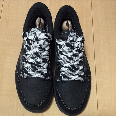 Travis Scott × Nike Air Jordan 1 Low OG SP "Black Phantom"