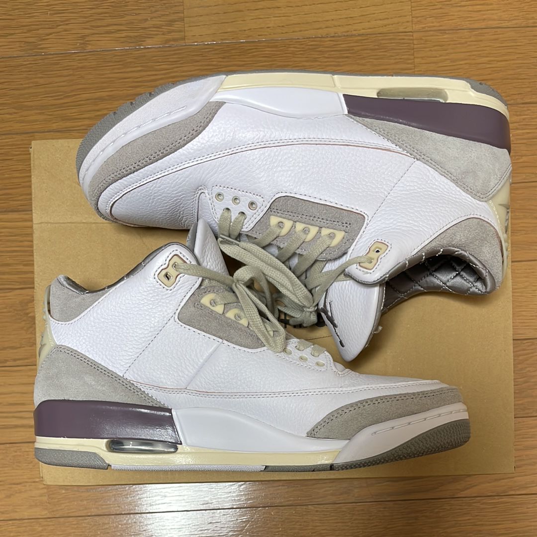 A Ma Maniere × Nike Women's Air Jordan 3 Retro SP "White/Medium Grey Violet Ore"