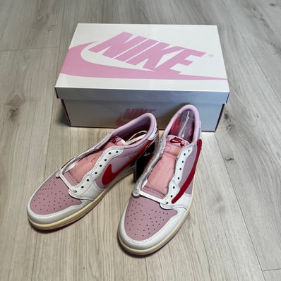 Travis Scott × Nike Air Jordan 1 Retro Low OG "Sail/Tropical Pink"