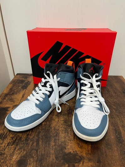FACETASM × Nike Air Jordan 1 Mid "White/Navy"