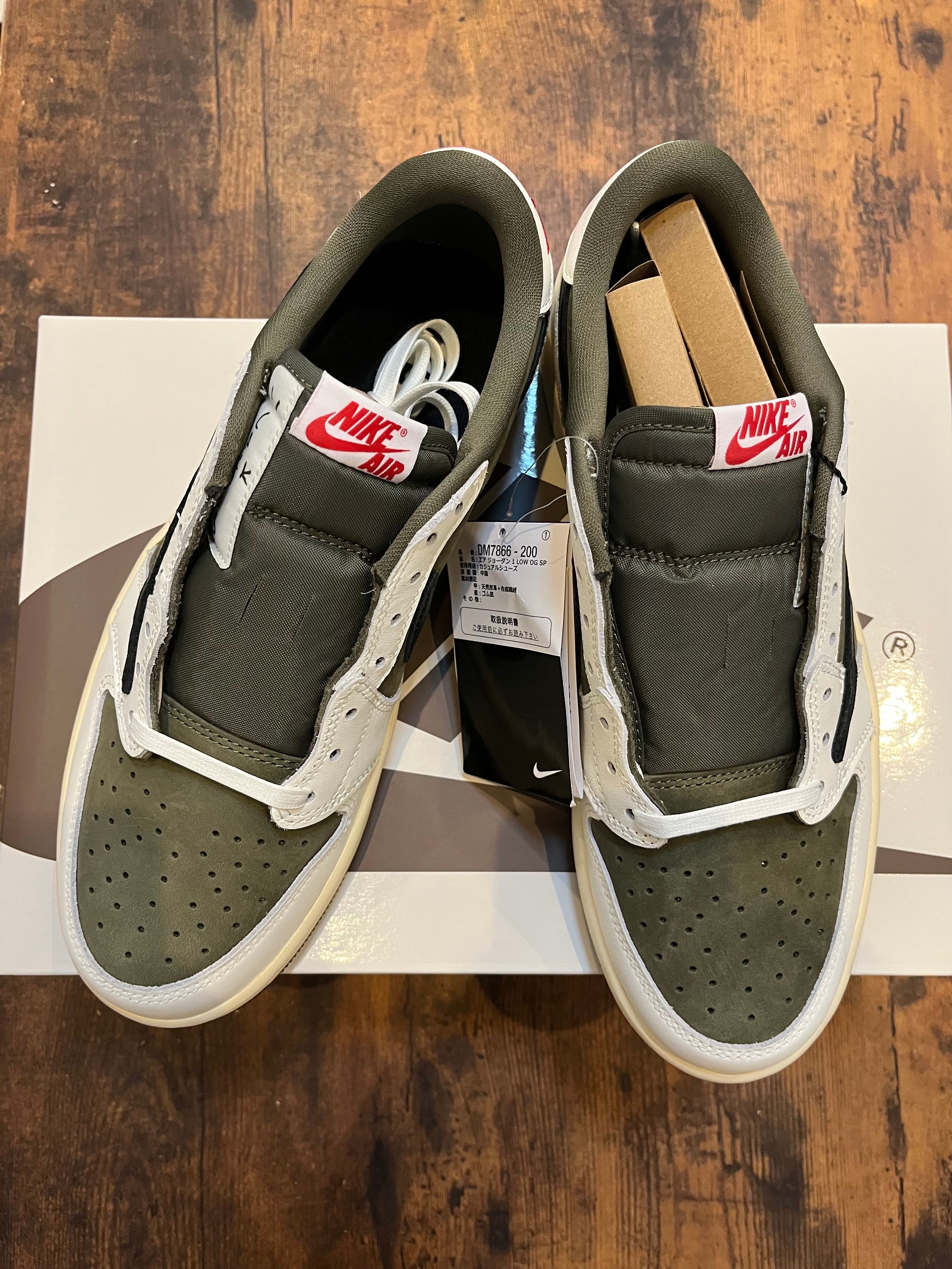 Travis Scott × Nike Air Jordan 1 Low OG SP "Reverse Olive"