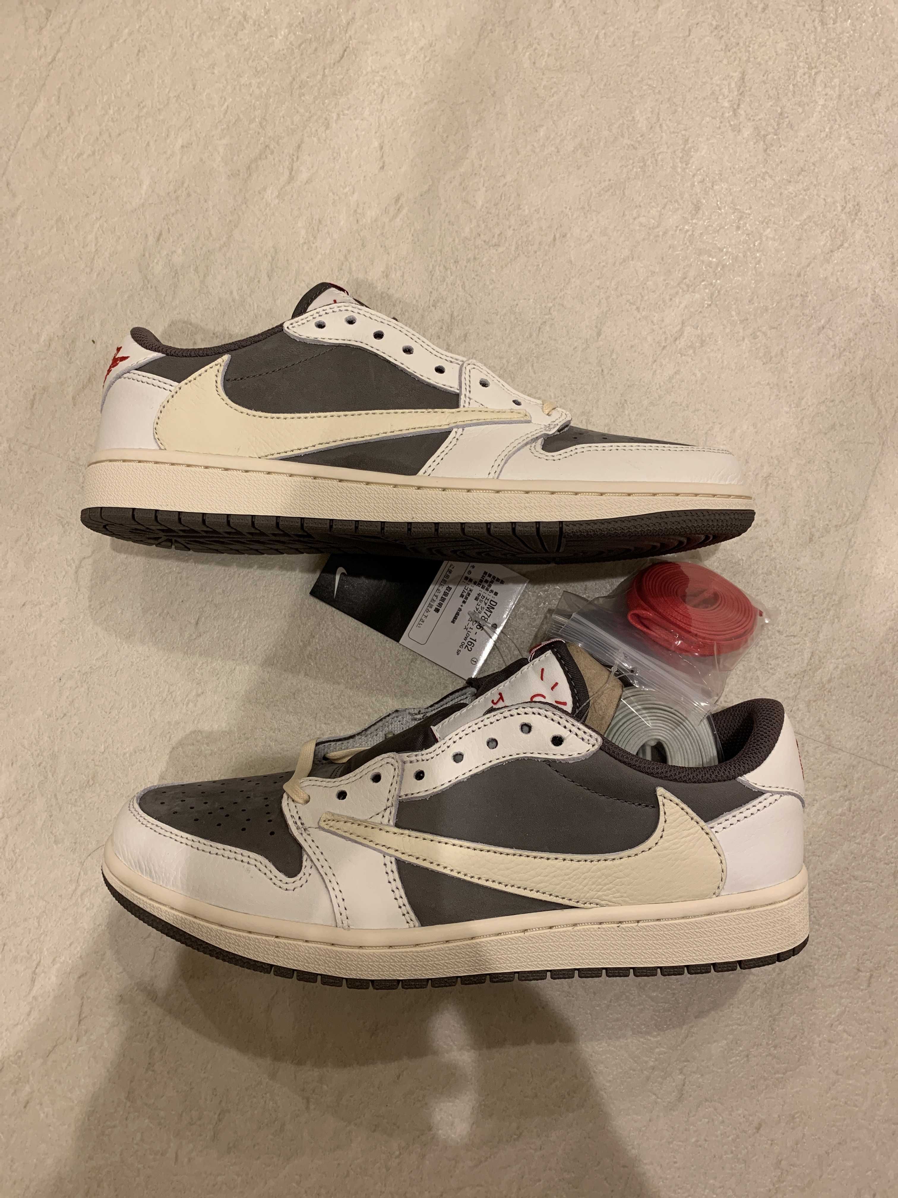 Travis Scott × Nike Air Jordan 1 Low OG SP "Reverse Mocha/Sail and Ridgerock"