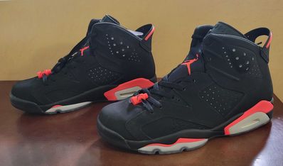 NIKE AIR JORDAN 6 RETRO "INFRARED BLACK" (2014)
