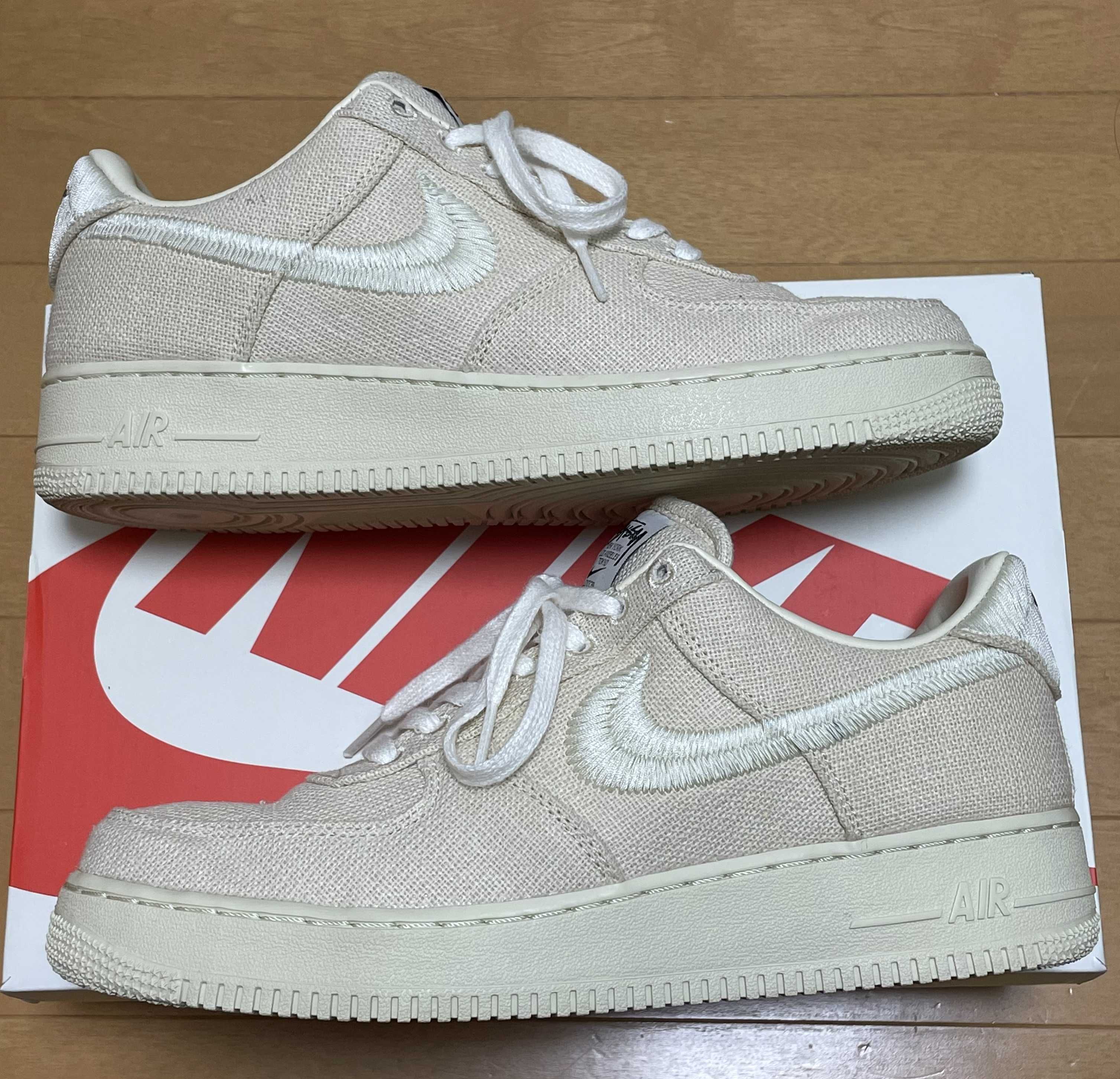 Stussy × Nike Air Force 1 Low "Fossil Stone"