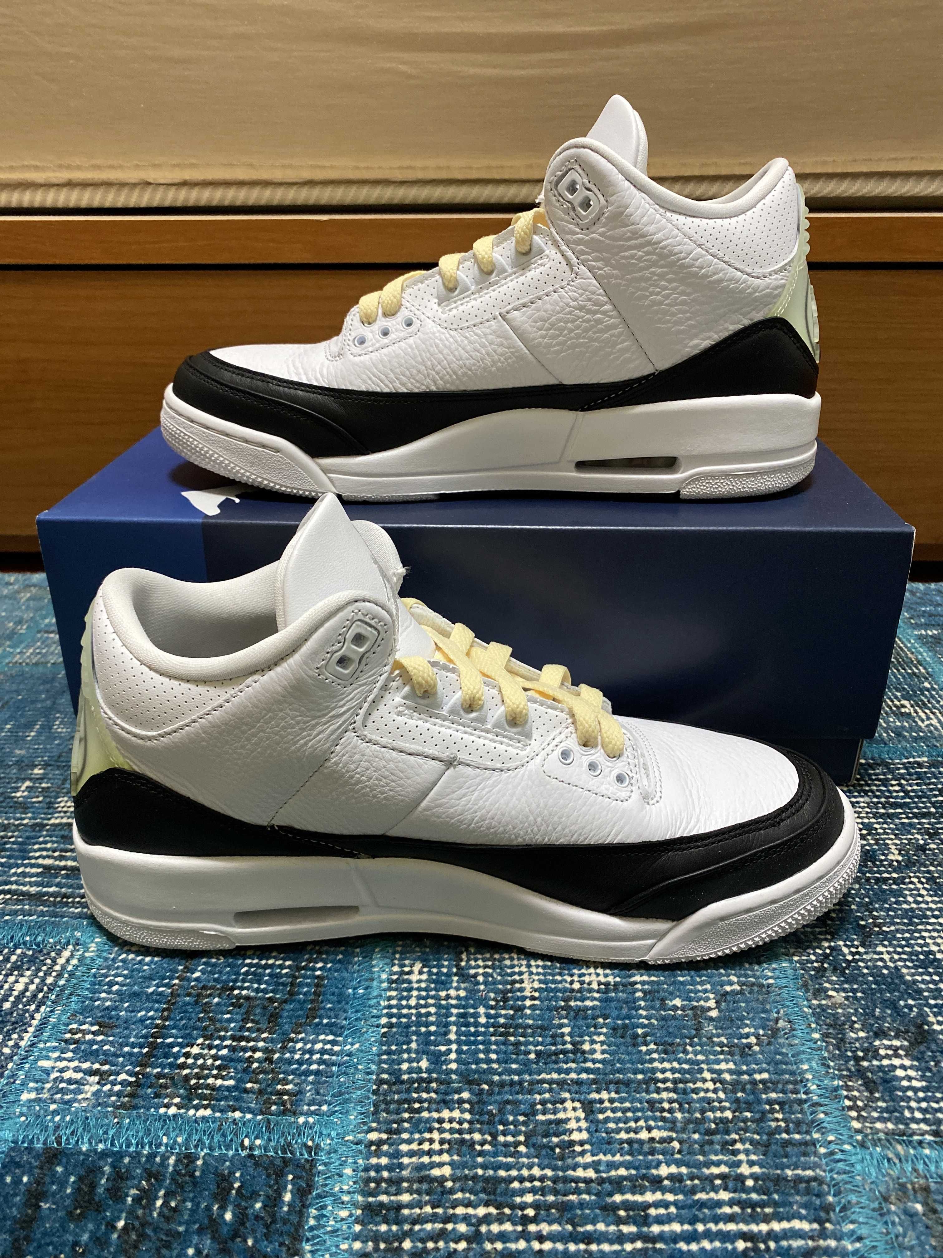 Fragment × Nike Air Jordan 3 "White/Black"