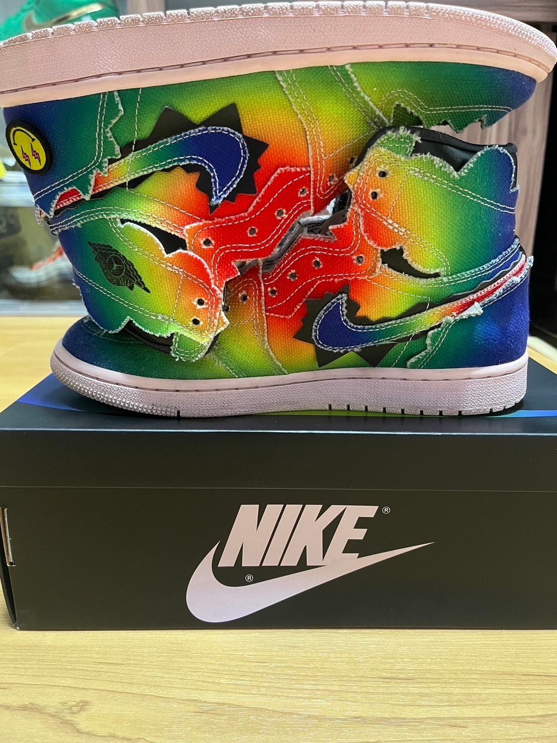 J Balvin × Nike Air Jordan 1 High OG "Rainbow"