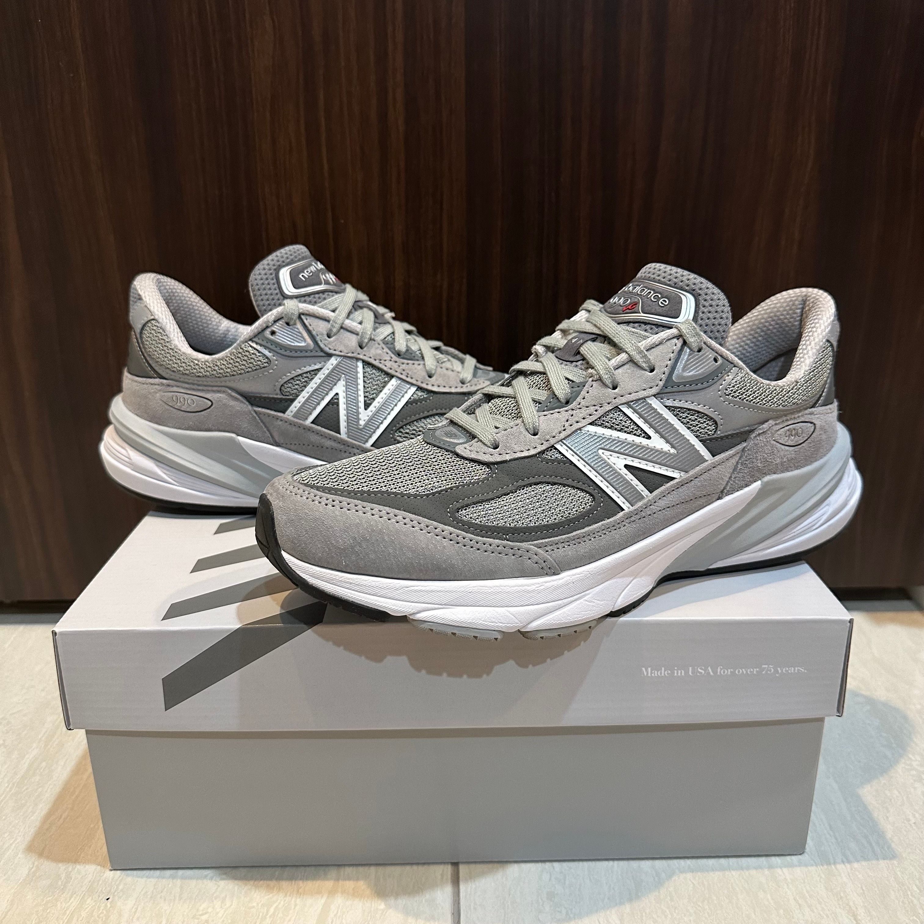 New Balance 990V6 "Gray" (Heel Logo NB)