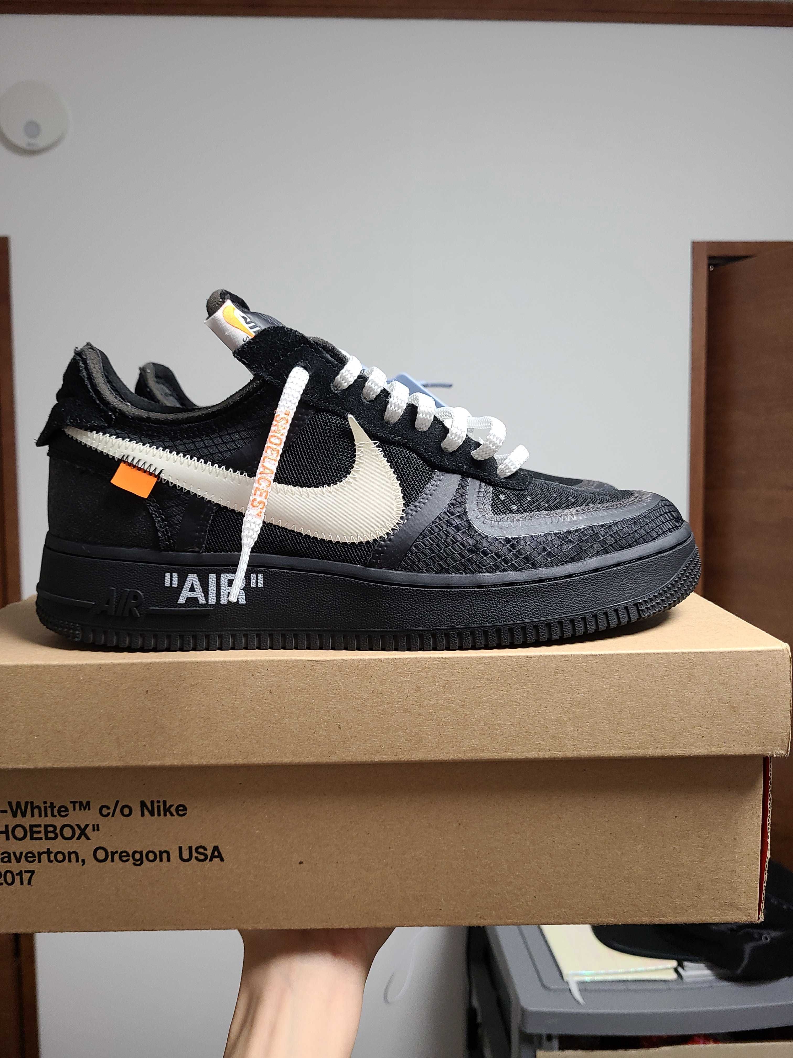 Off-White × Nike Air Force 1 Low "Black"