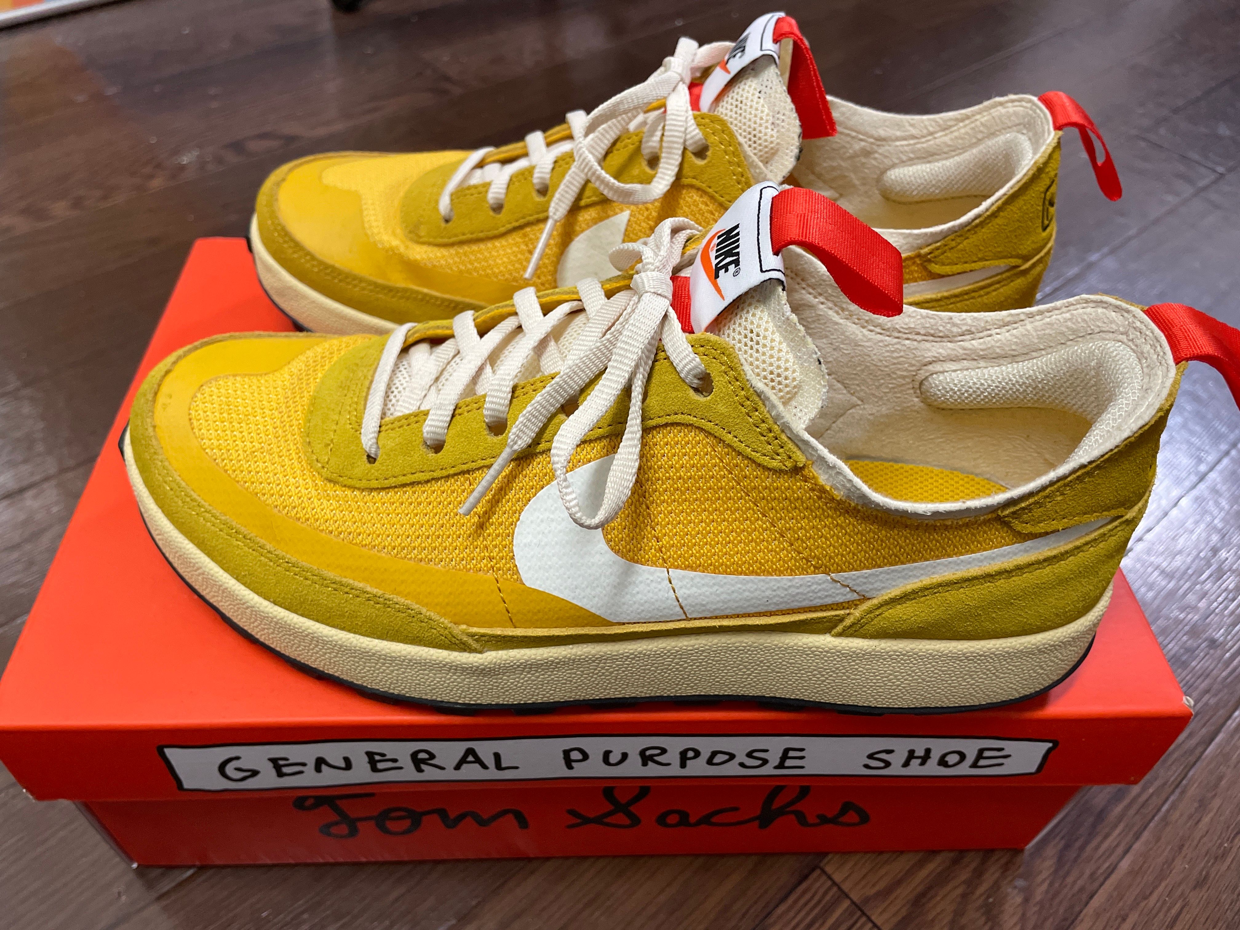 Tom Sachs × NikeCraft Women's General Purpose Shoe "Yellow / Archive"