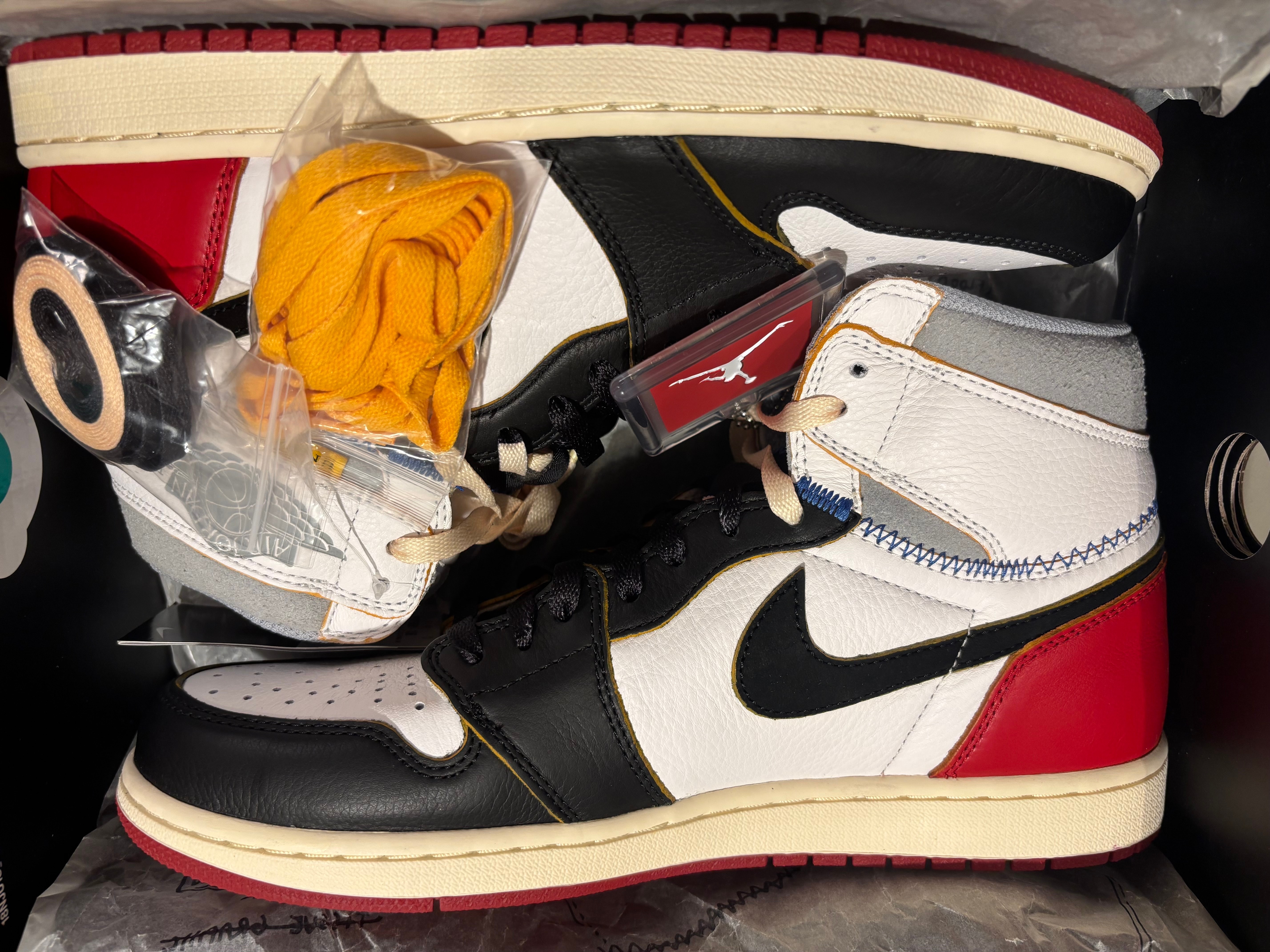 UNION × Nike Air Jordan 1 Retro High OG NRG "Varsity Red/Wolf Grey"