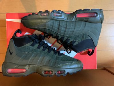 Nike air max 95 2025 sneakerboot green and red