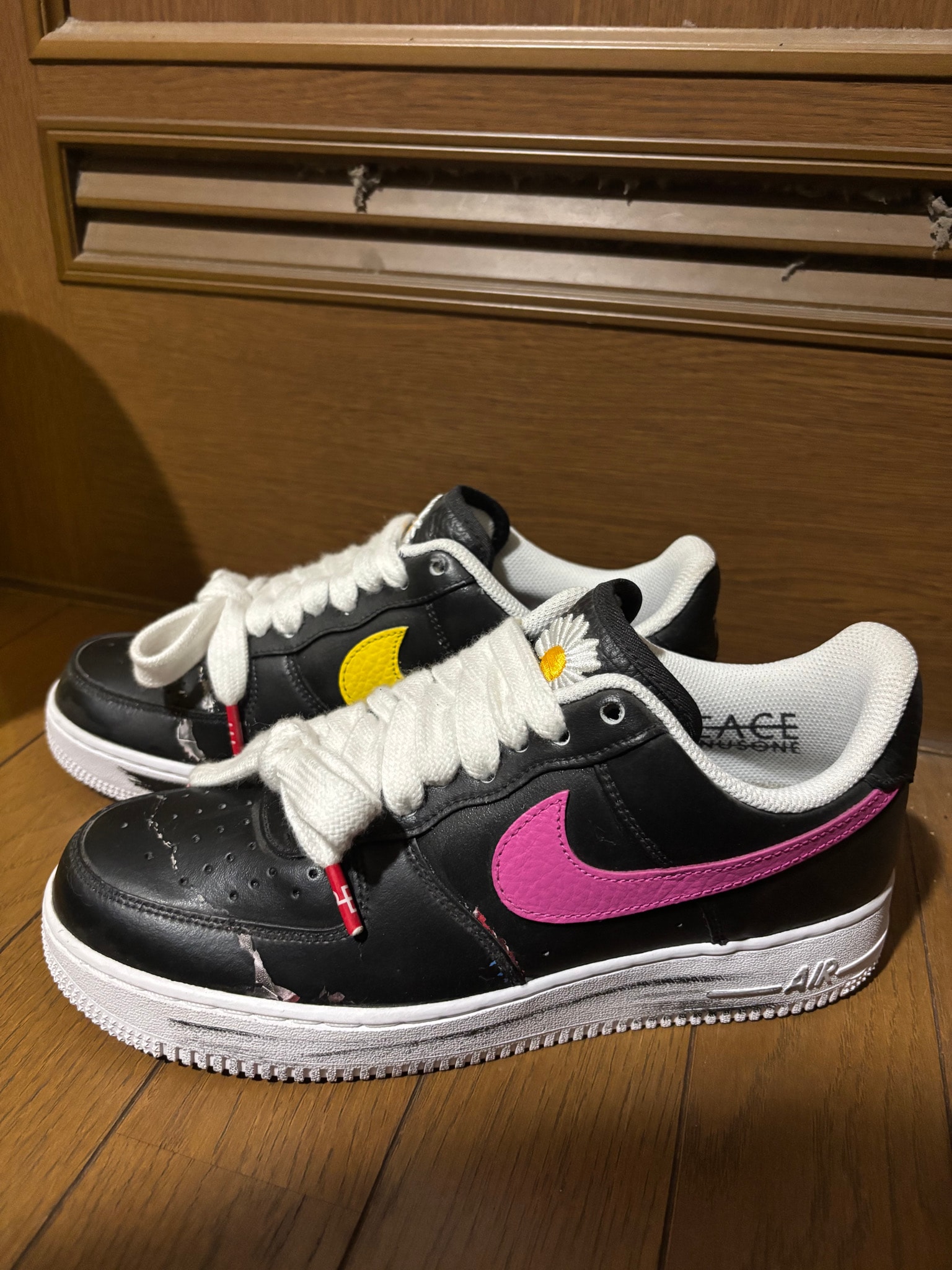 PEACEMINUSONE × Nike Air Force 1 Low '07 Para-Noise 3.0 "Black and Multi-Color" / G-DRAGON