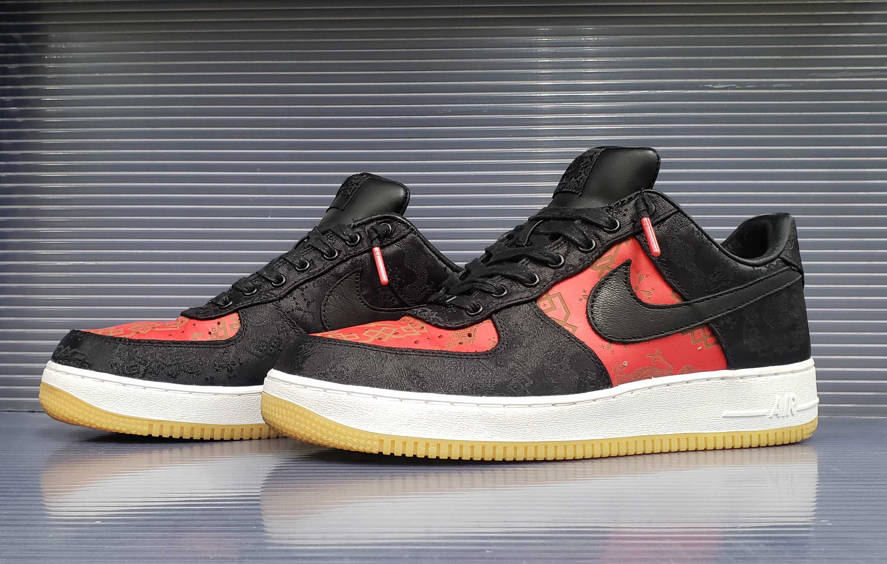Fragment × CLOT × Nike Air Force 1 Low "Black"