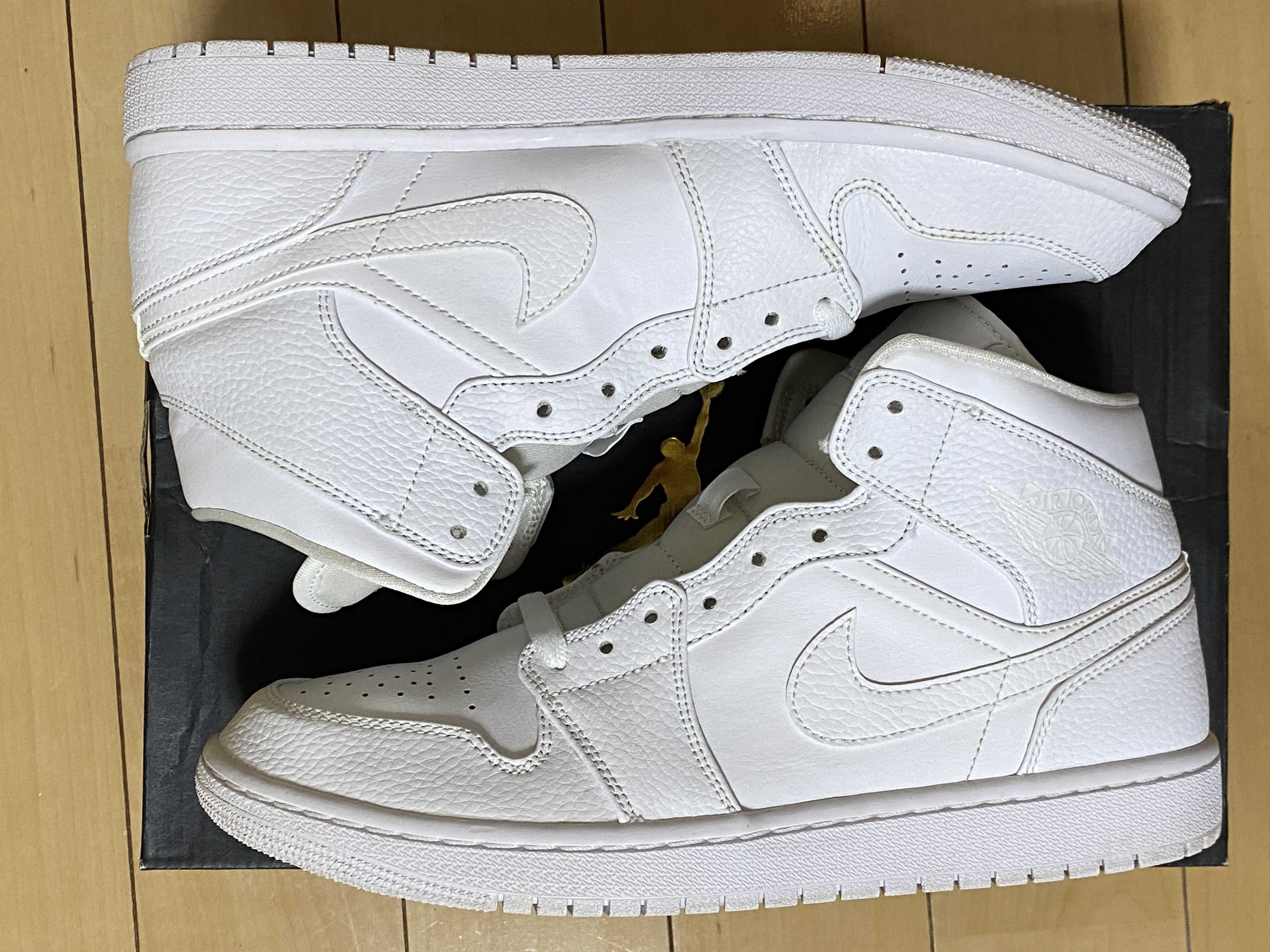 Nike Air Jordan 1 Mid "Triple White"(2020)