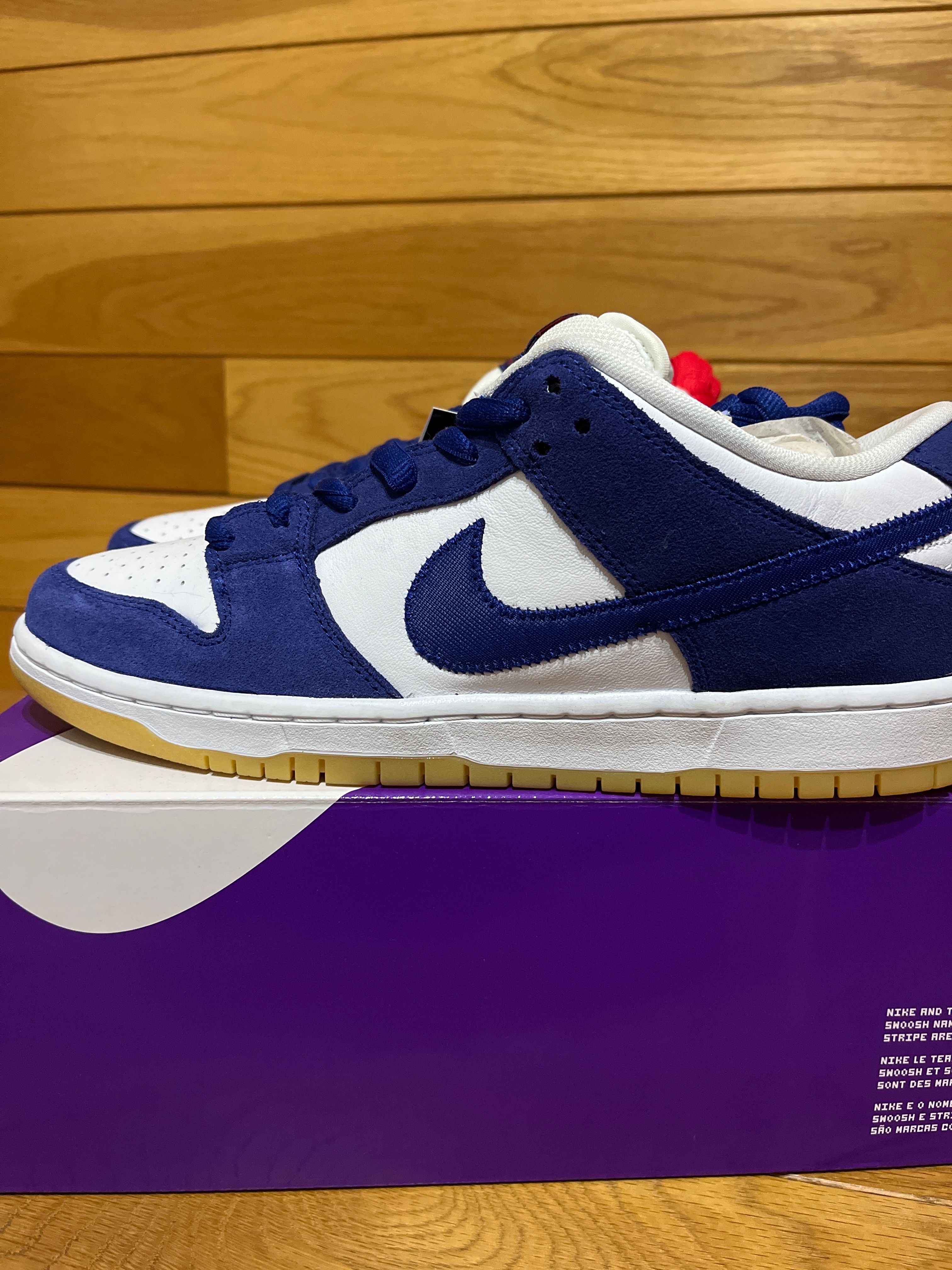 Nike SB Dunk Low "Los Angeles Dodgers/Deep Royal Blue"